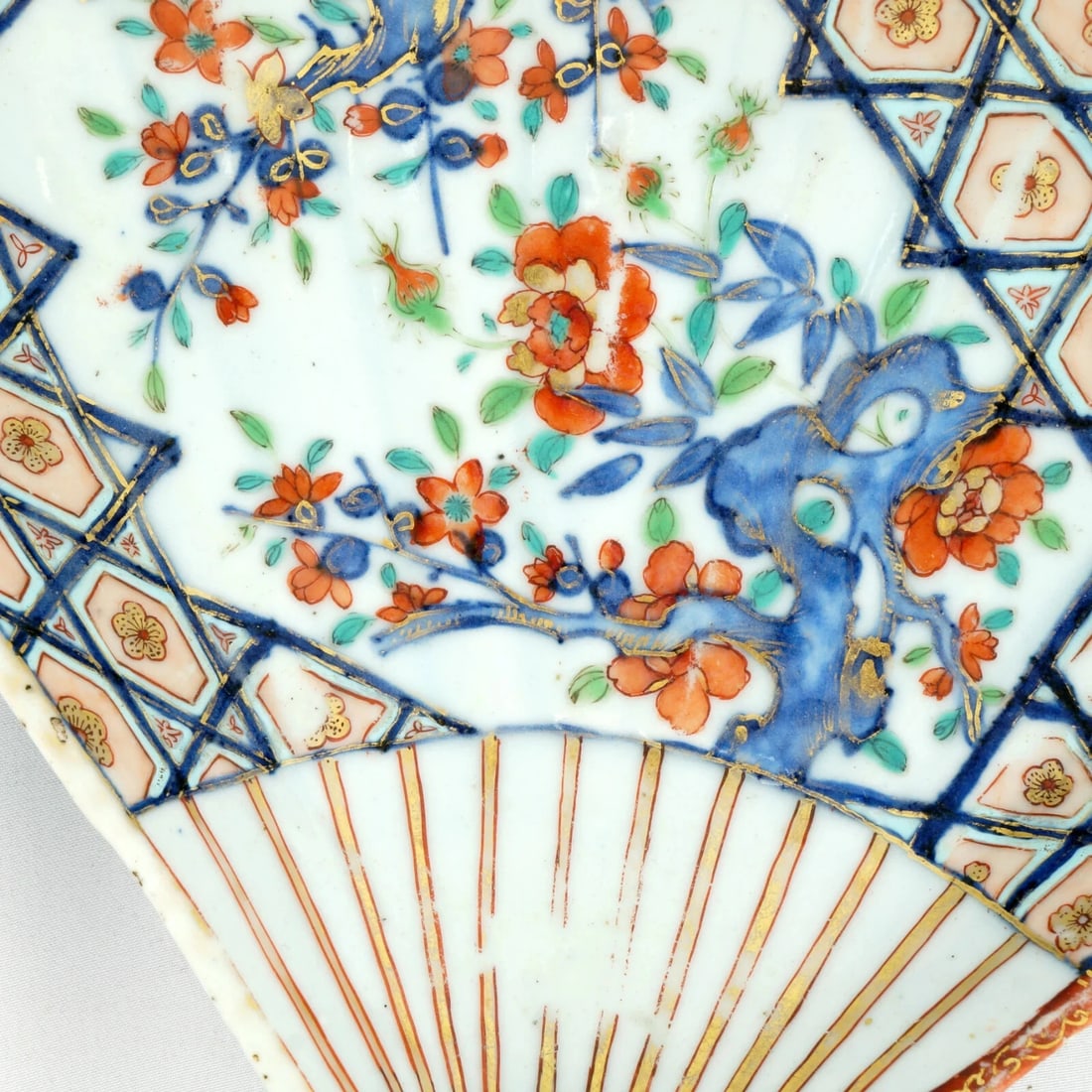 Kangxi Chinese Imari Fan Dish 1662-1722 - 4