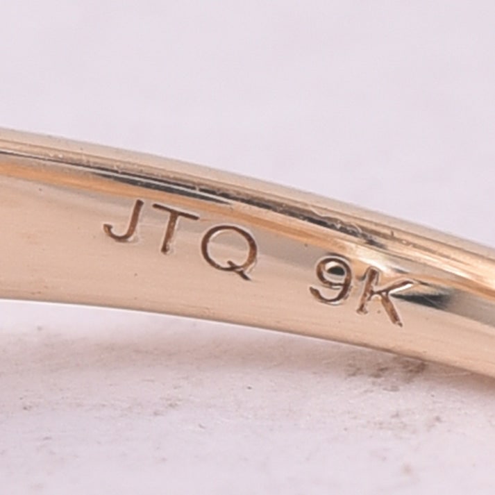 2.24 Ct Pear Aquamarine 9K Gold Ring - 5
