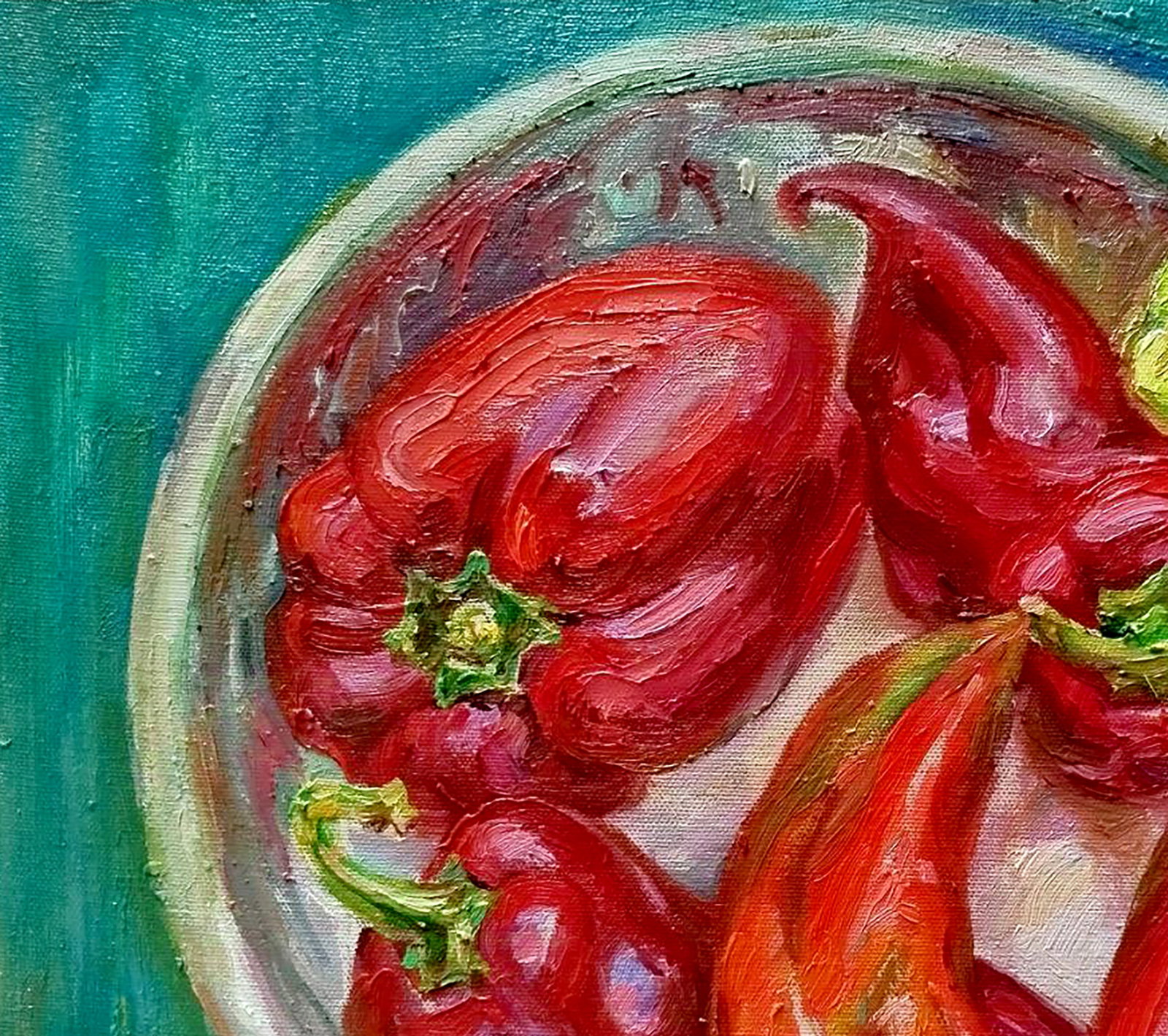 Oil painting Sweet pepper Leonid Pavlenko - 2