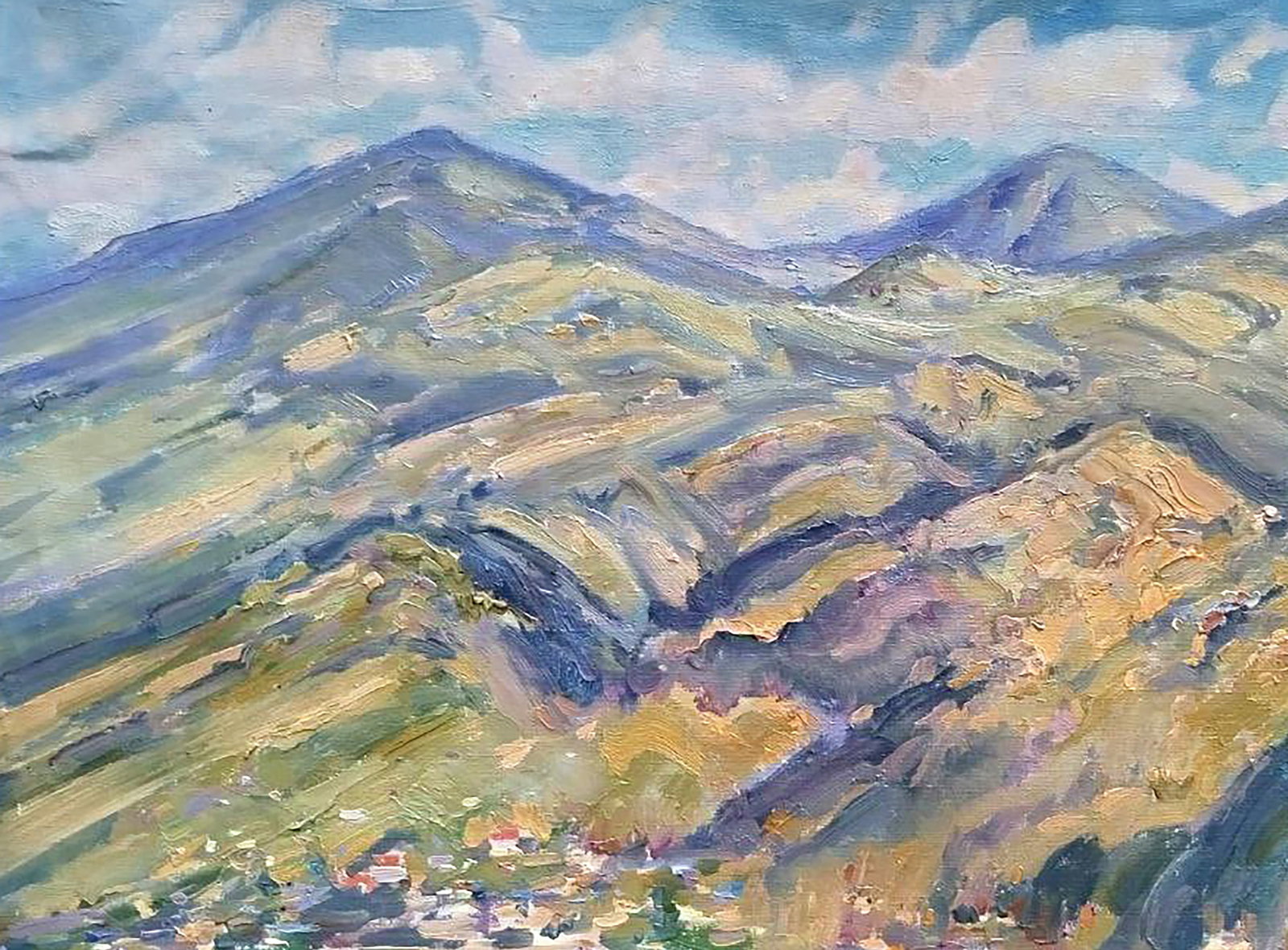 Oil painting Among the mountains Leonid Pavlenko - 2