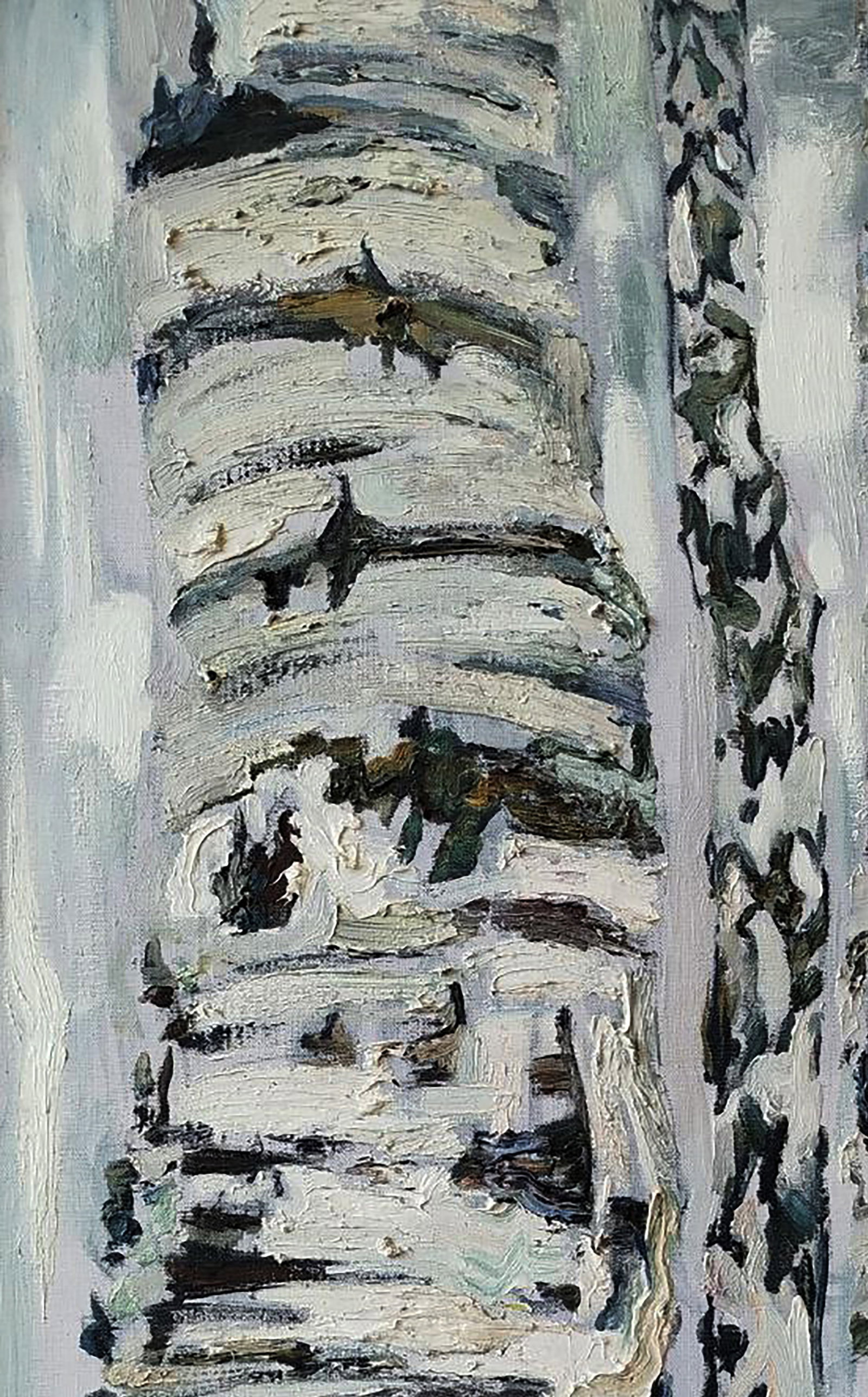 Oil painting White birches Leonid Pavlenko - 2