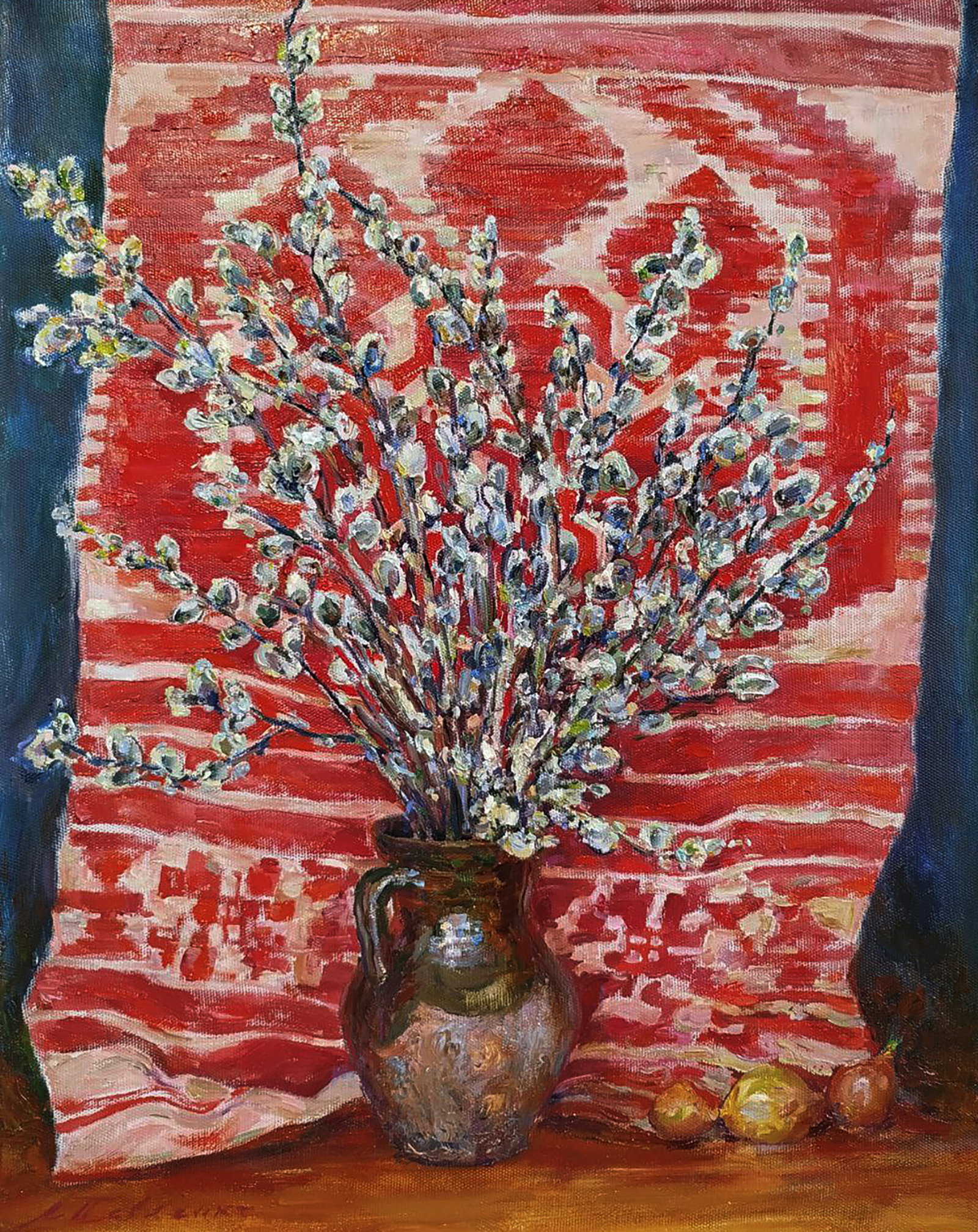 Oil painting Awakening of spring Leonid Pavlenko: 146PAVL Painter: Leonid Pavlenko Size: 70x55 cm/27.55x21.65 inches Components: oil, canvas Original painting CONDITION: excellent ARTIST: Born on April 23, 1970 in the village. Bondarivka, Zhytomyr re