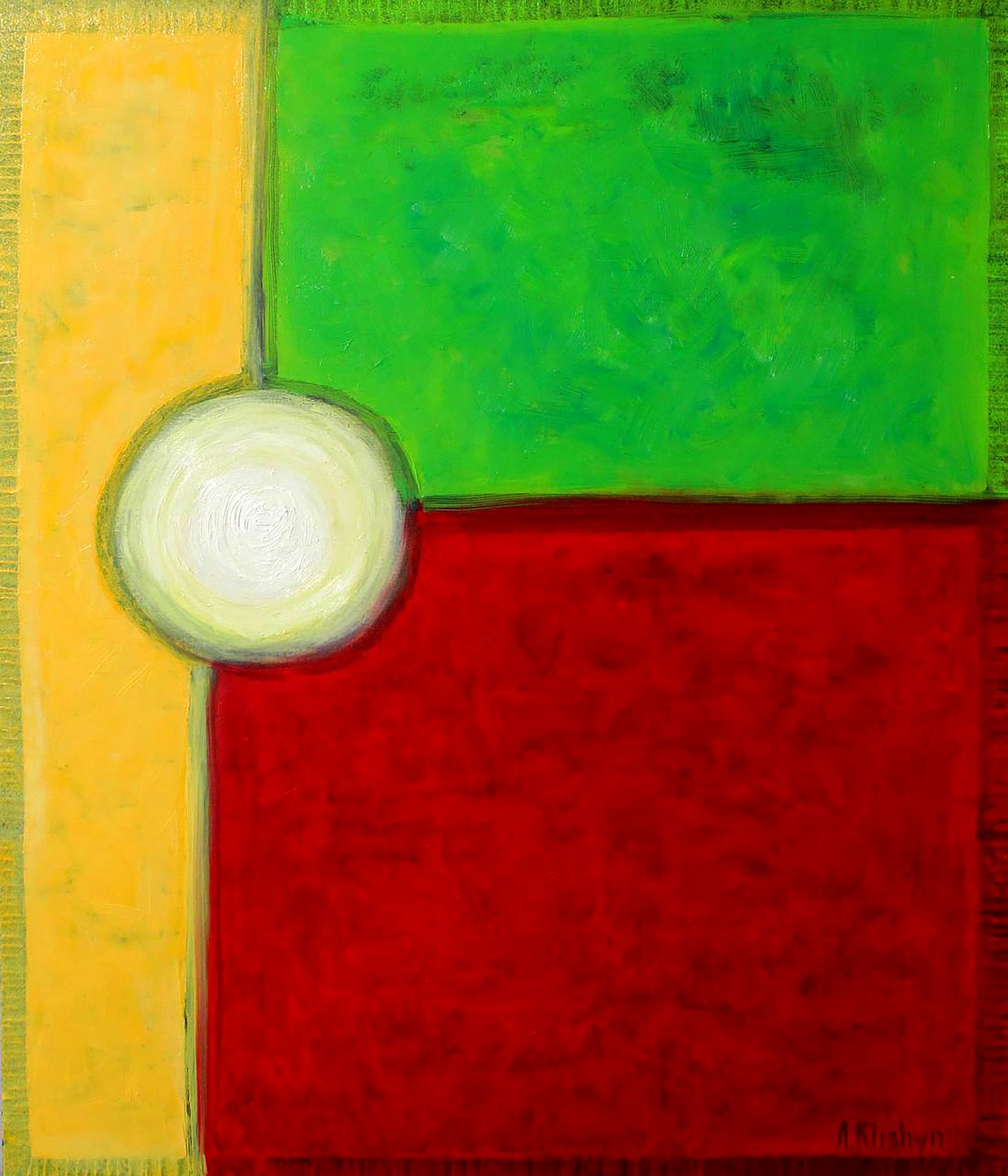 Oil painting Equilibrium Andriy Klishyn: 14KLISH Painter: Andriy Klishyn Size: 100x85 cm/39.37x33.46 inches Components: oil, canvas Original painting CONDITION: excellent ARTIST: Born on February 27, 1958 in the city of Kirovabad, Republic