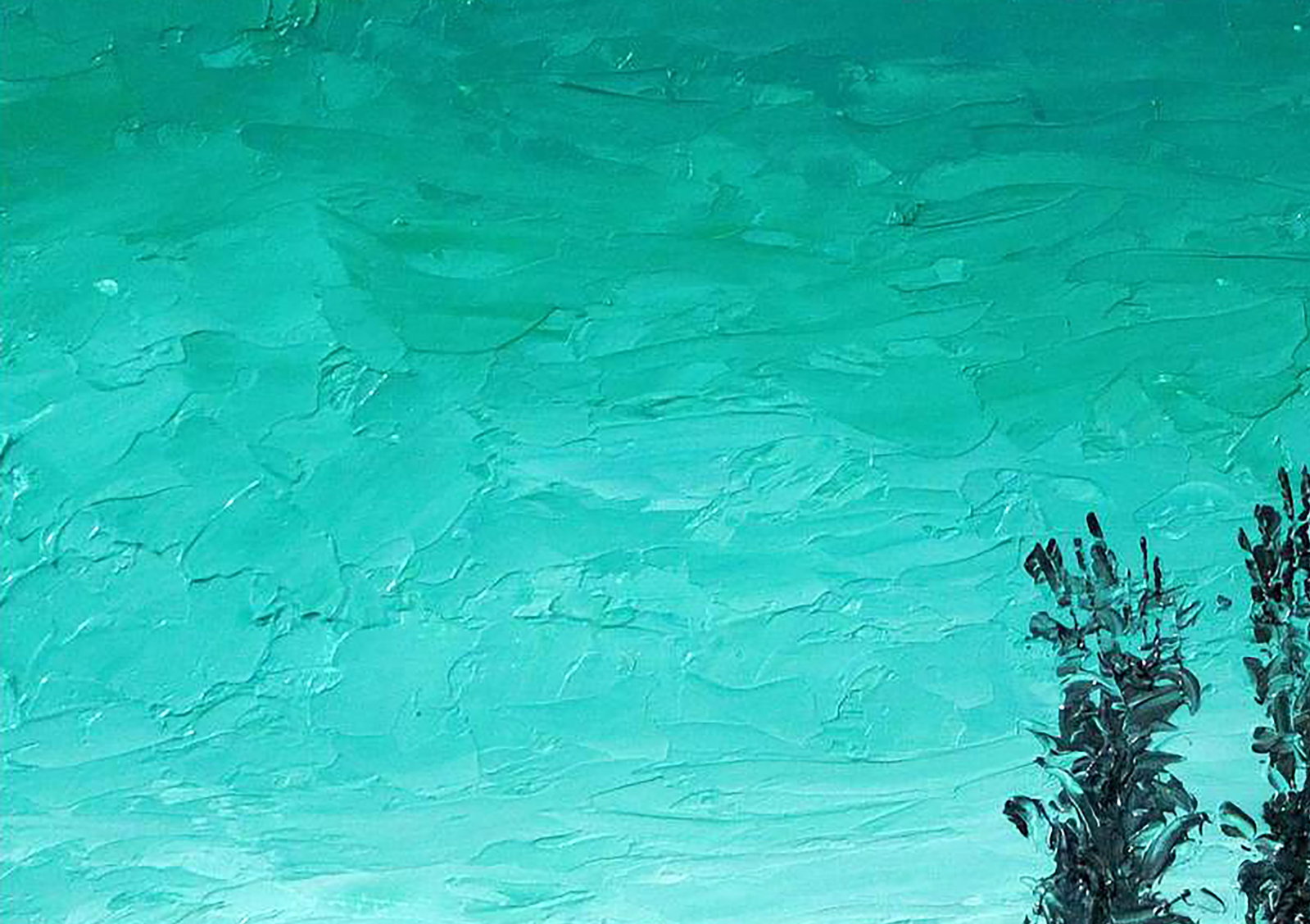 Oil painting Turquoise Dawn Andriy Klishyn - 2