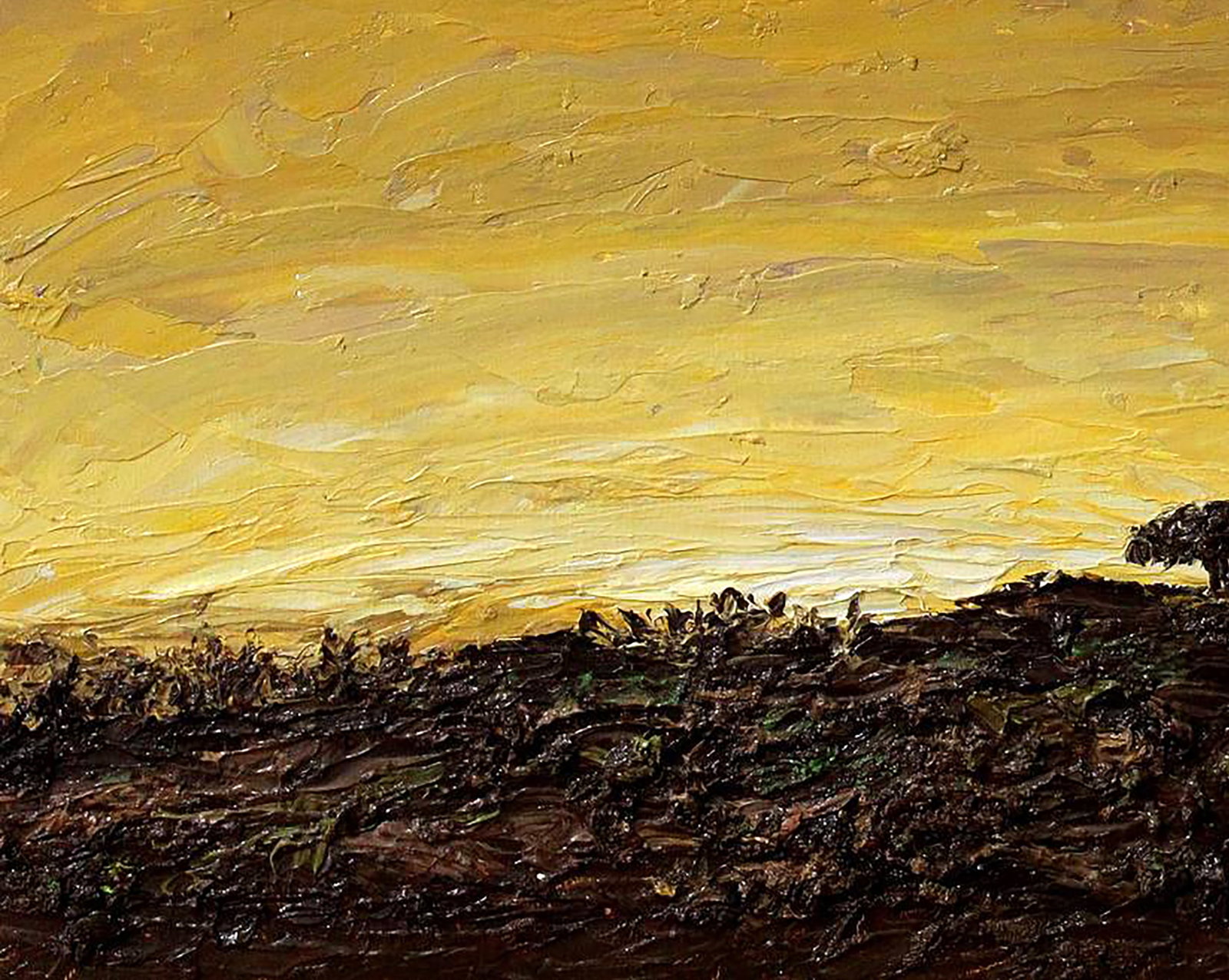Oil painting Morning savannah Andriy Klishyn - 4