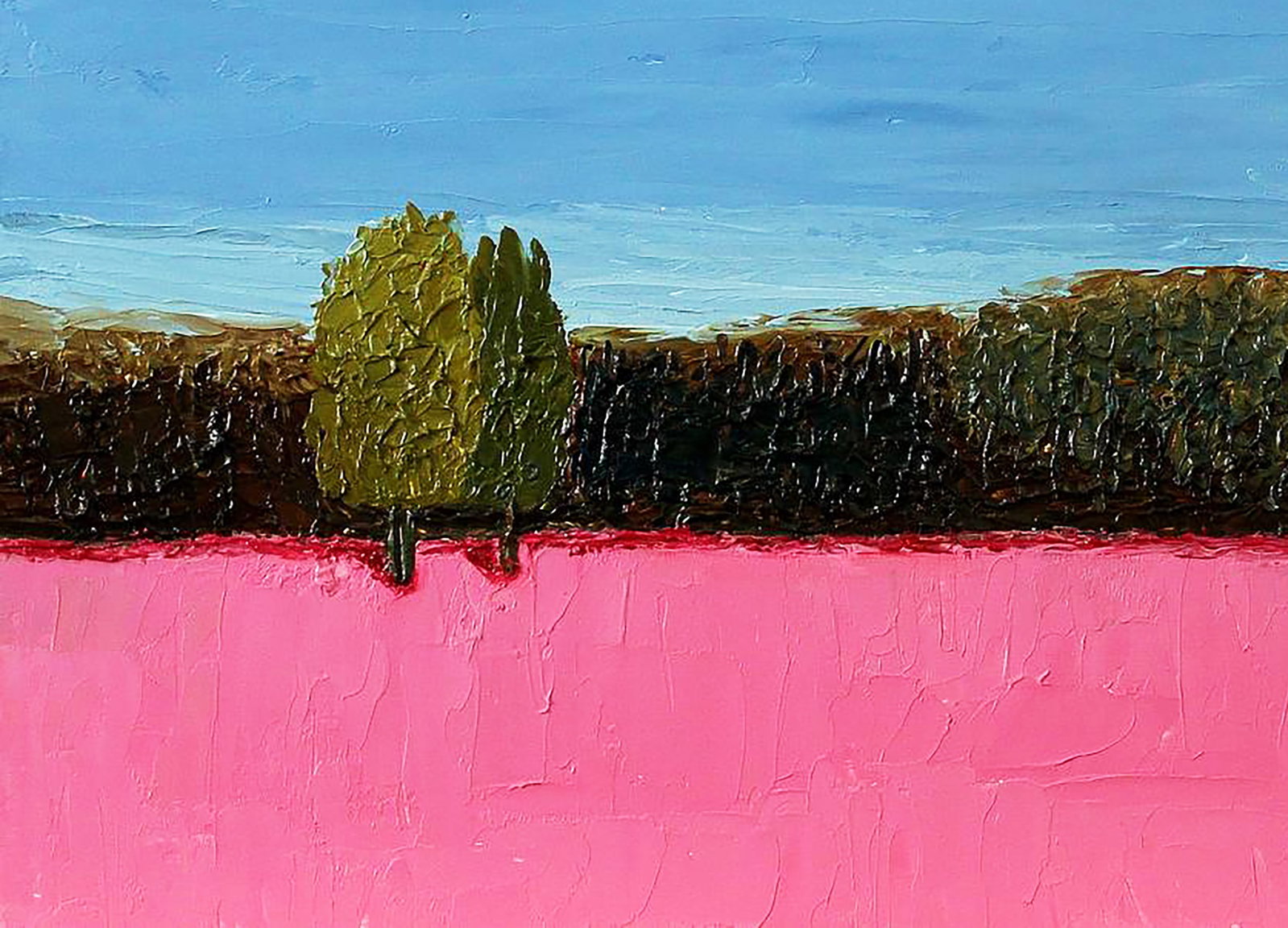 Oil painting Flower field Andriy Klishyn - 4