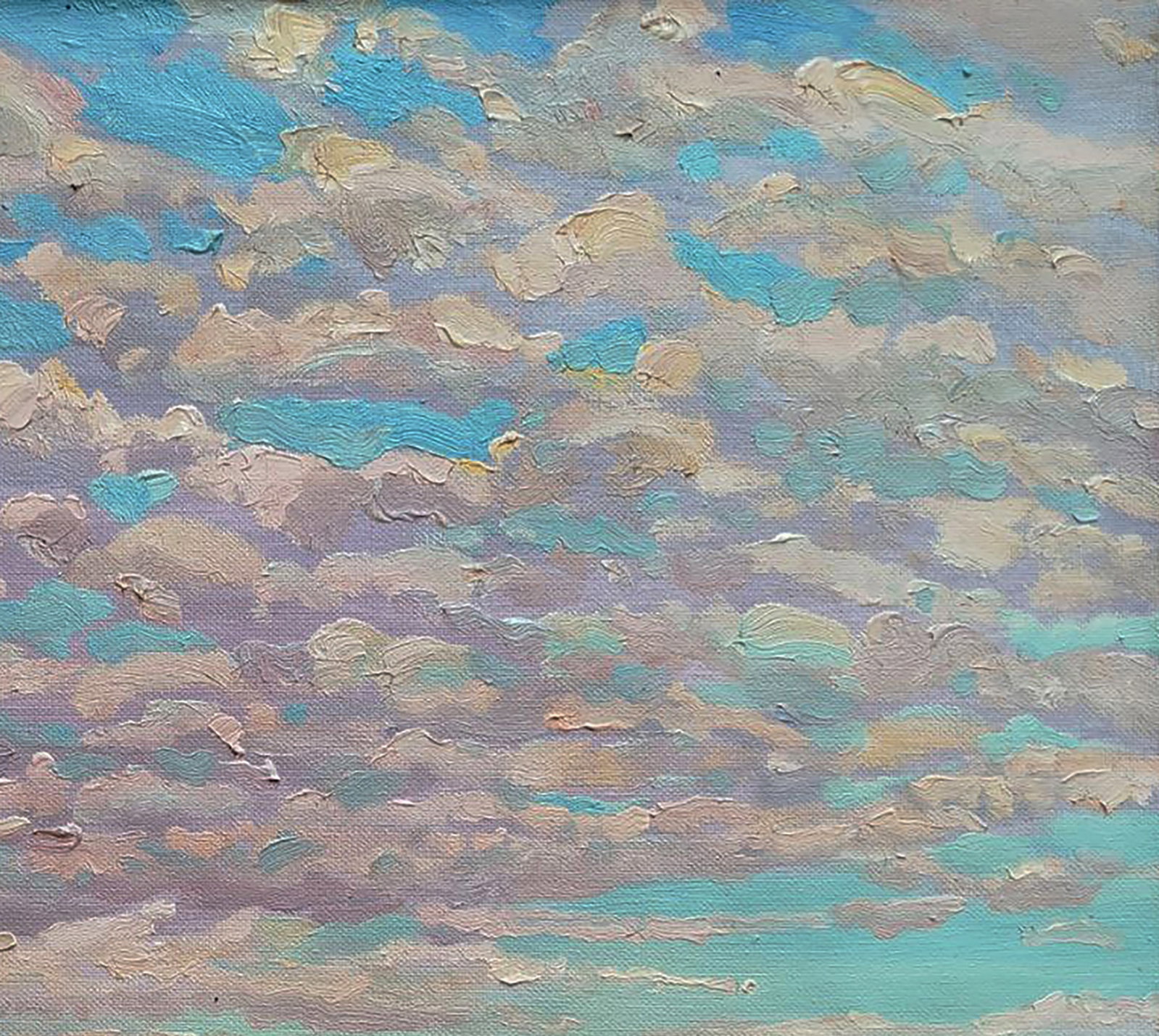 Oil painting Spring expanses of fields Leonid Pavlenko - 5
