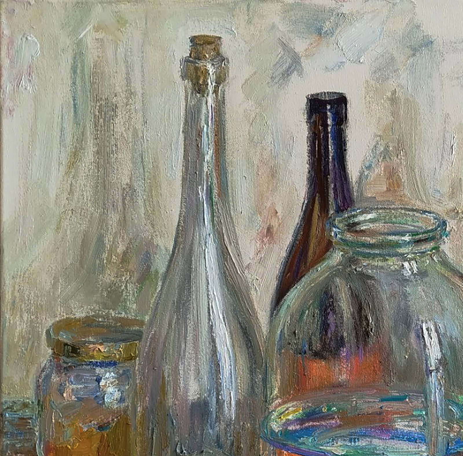 Oil painting Bottles on the table Leonid Pavlenko - 4