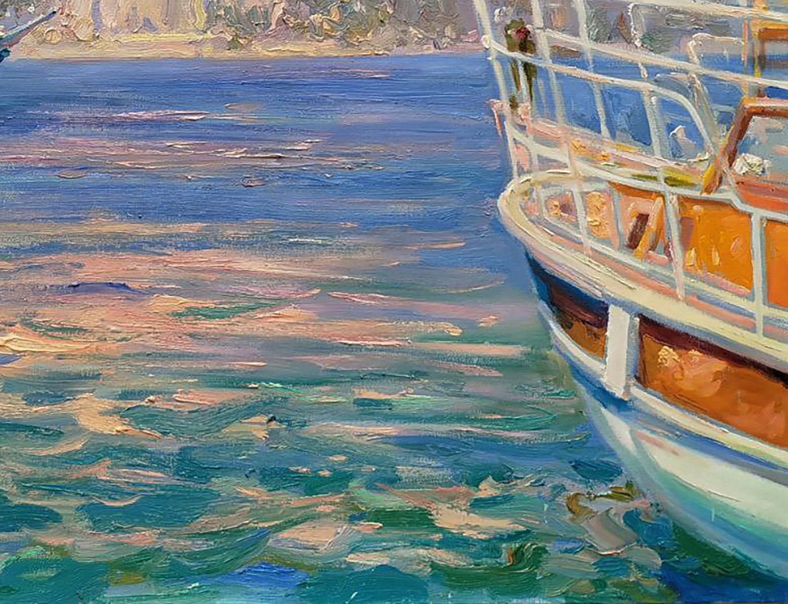 Oil painting Near the sunny beach Leonid Pavlenko - 2