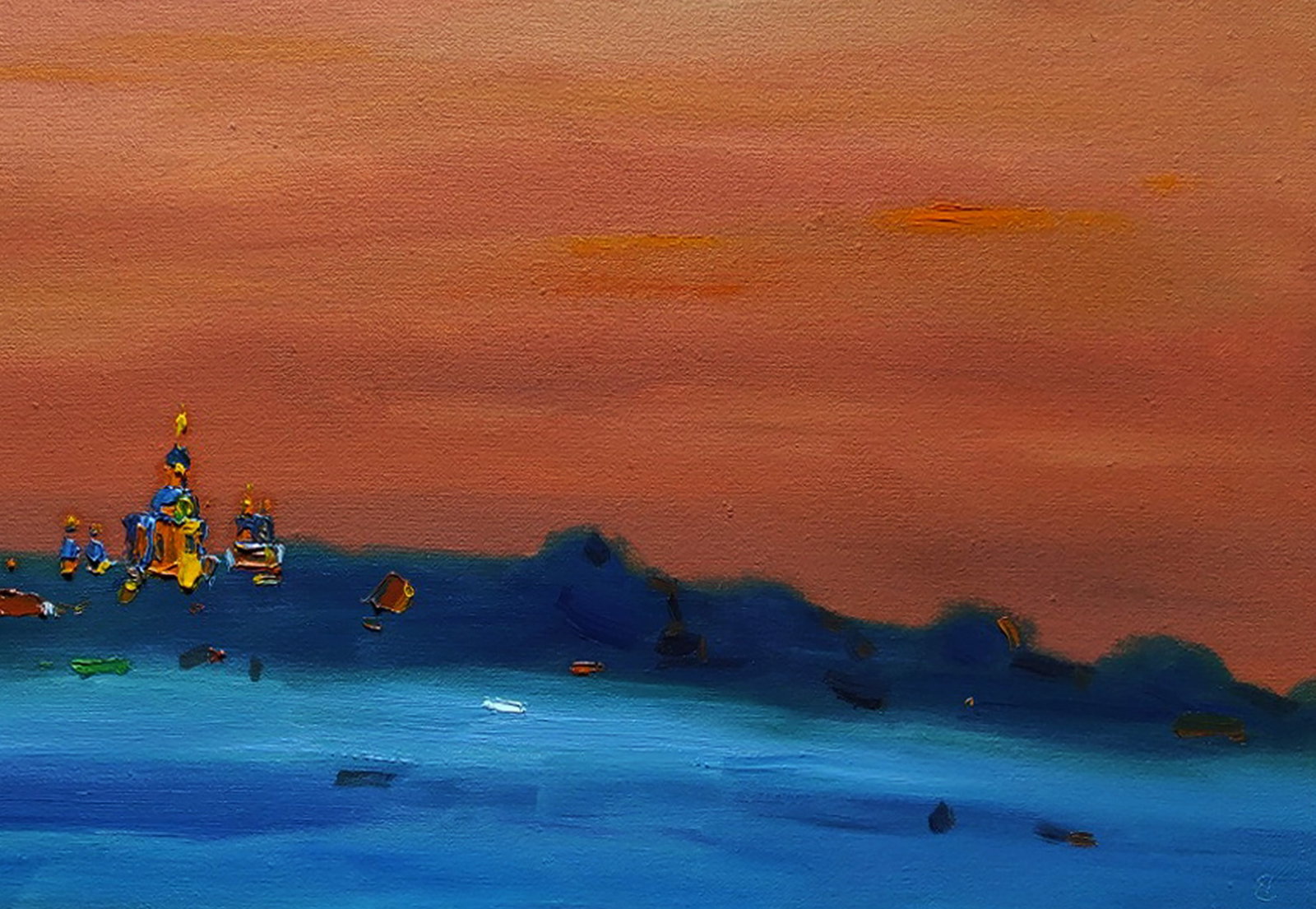 Oil painting An invigorating evening Yaroslav Savchyn - 5