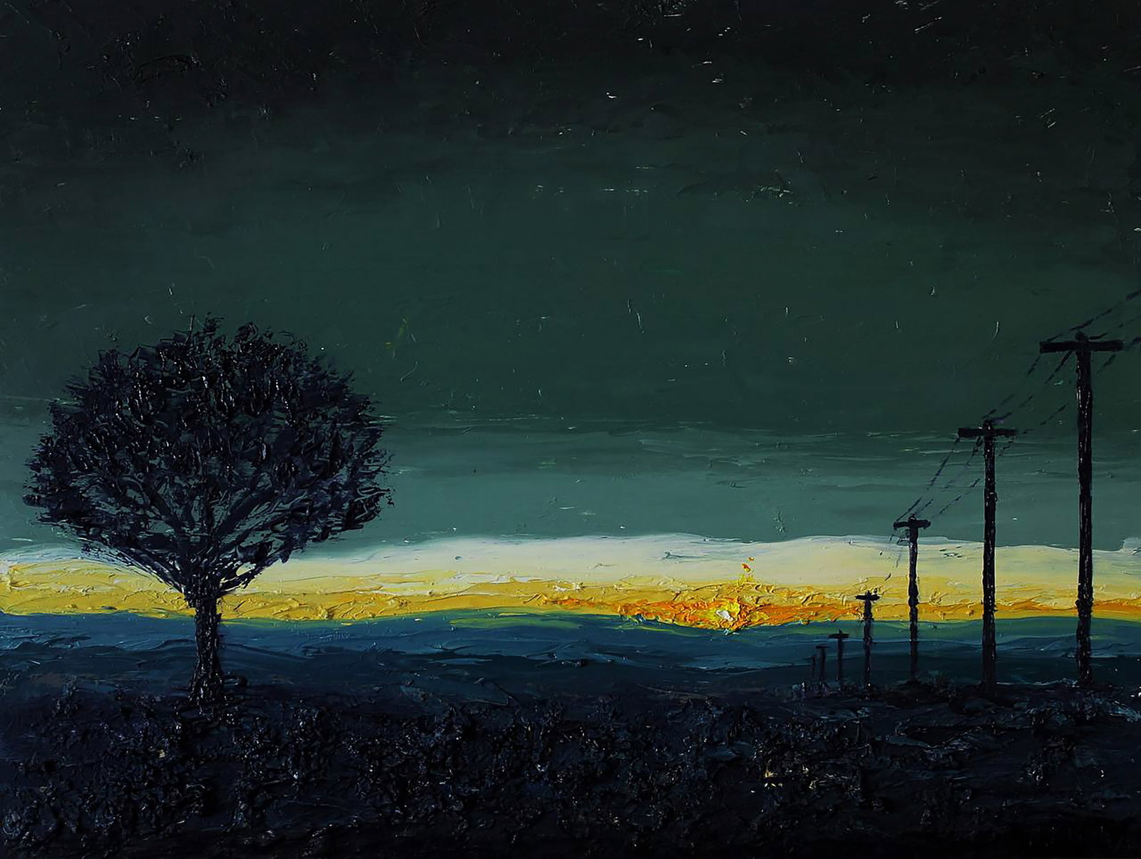 Oil painting The path to dawn Andriy Klishyn: 57KLISH Painter: Andriy Klishyn Size: 30x40 cm/11.81x15.74 inches Components: oil, dvp Original painting CONDITION: excellent ARTIST: Born on February 27, 1958 in the city of Kirovabad, Republic of