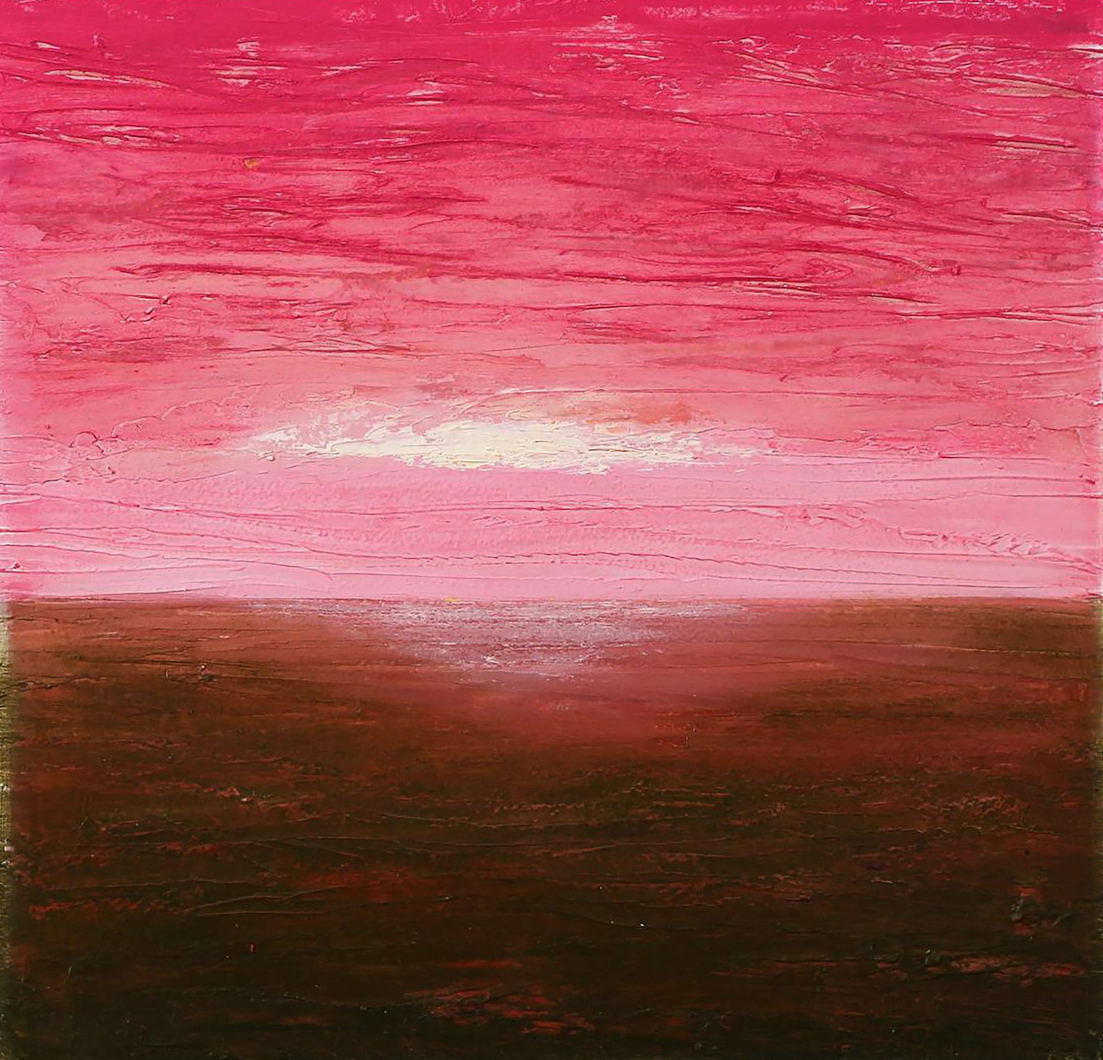 Oil painting Sunrise Andriy Klishyn: 61KLISH Painter: Andriy Klishyn Size: 34x35 cm/13.38x13.77 inches Components: oil, dvp Original painting - Diptych - series "Dawn" CONDITION: excellent ARTIST: Born on February 27, 1958 in the city of