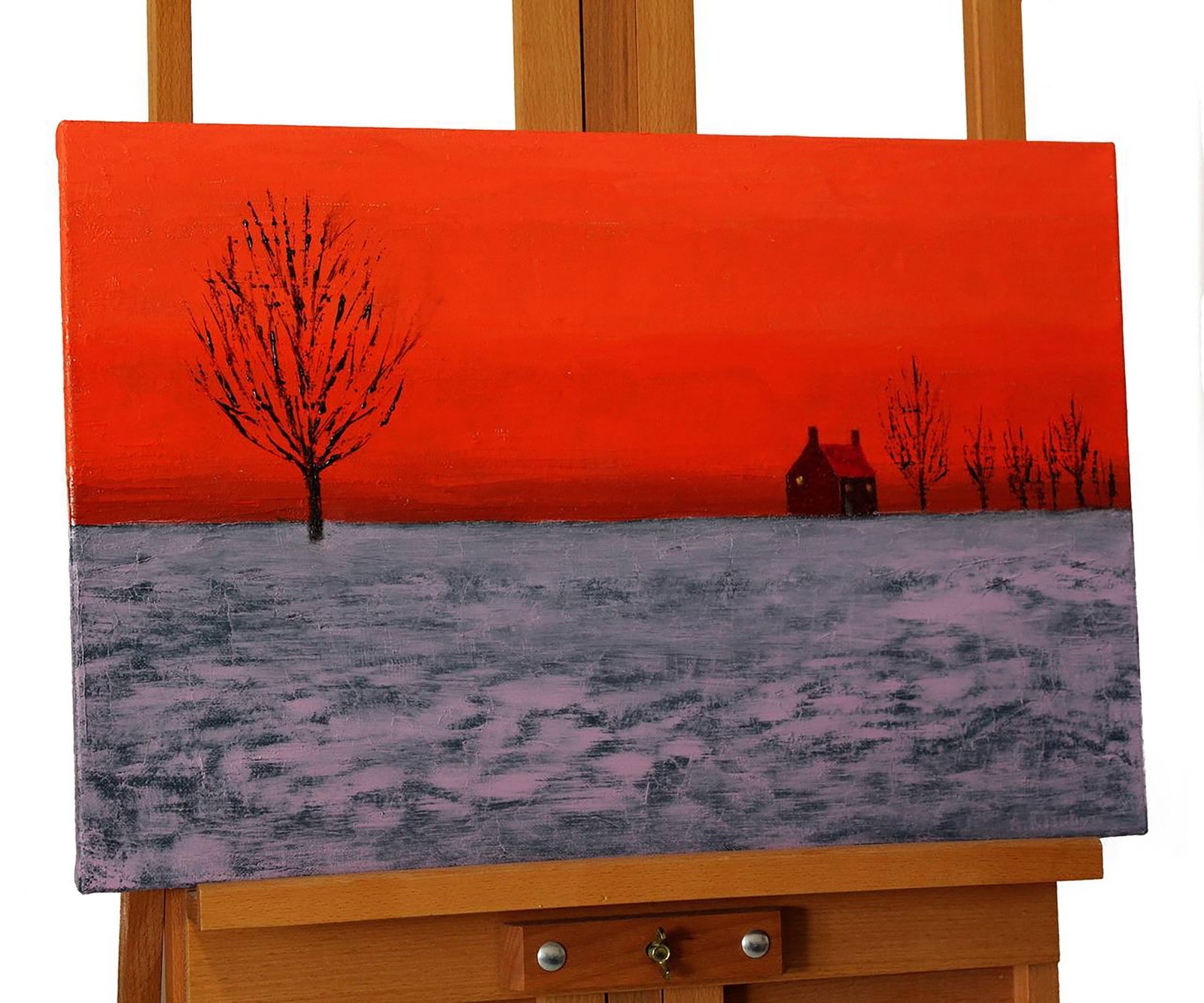 Oil painting House in the steppe Andriy Klishyn - 6