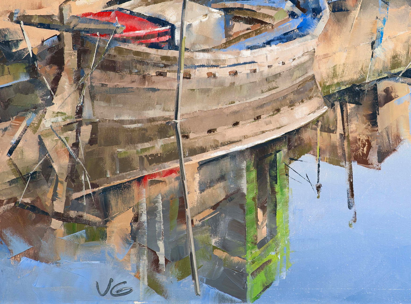 Oil painting Pier Volodymyr Gluhomanyuk - 6
