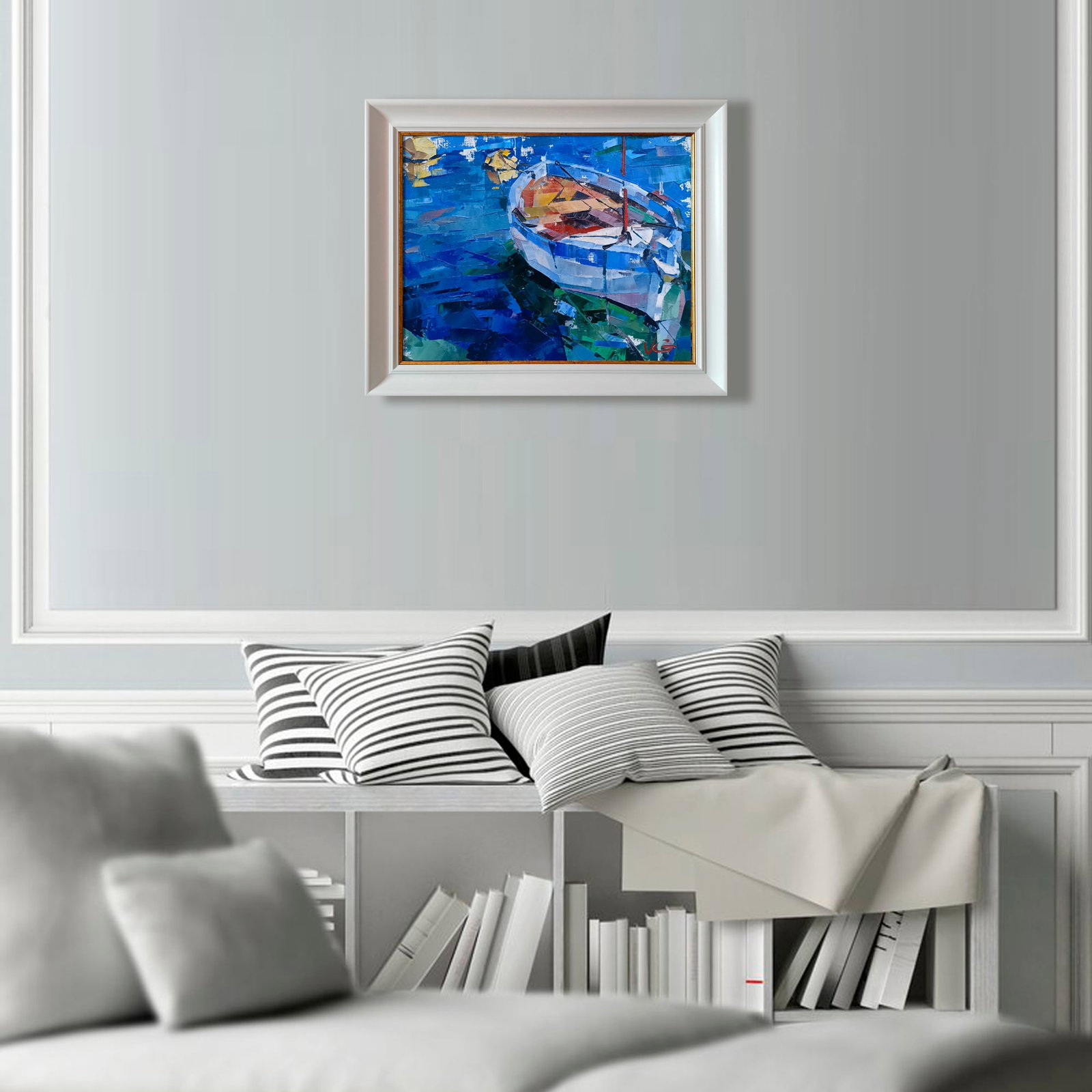 Oil painting Emerald Volodymyr Gluhomanyuk - 3
