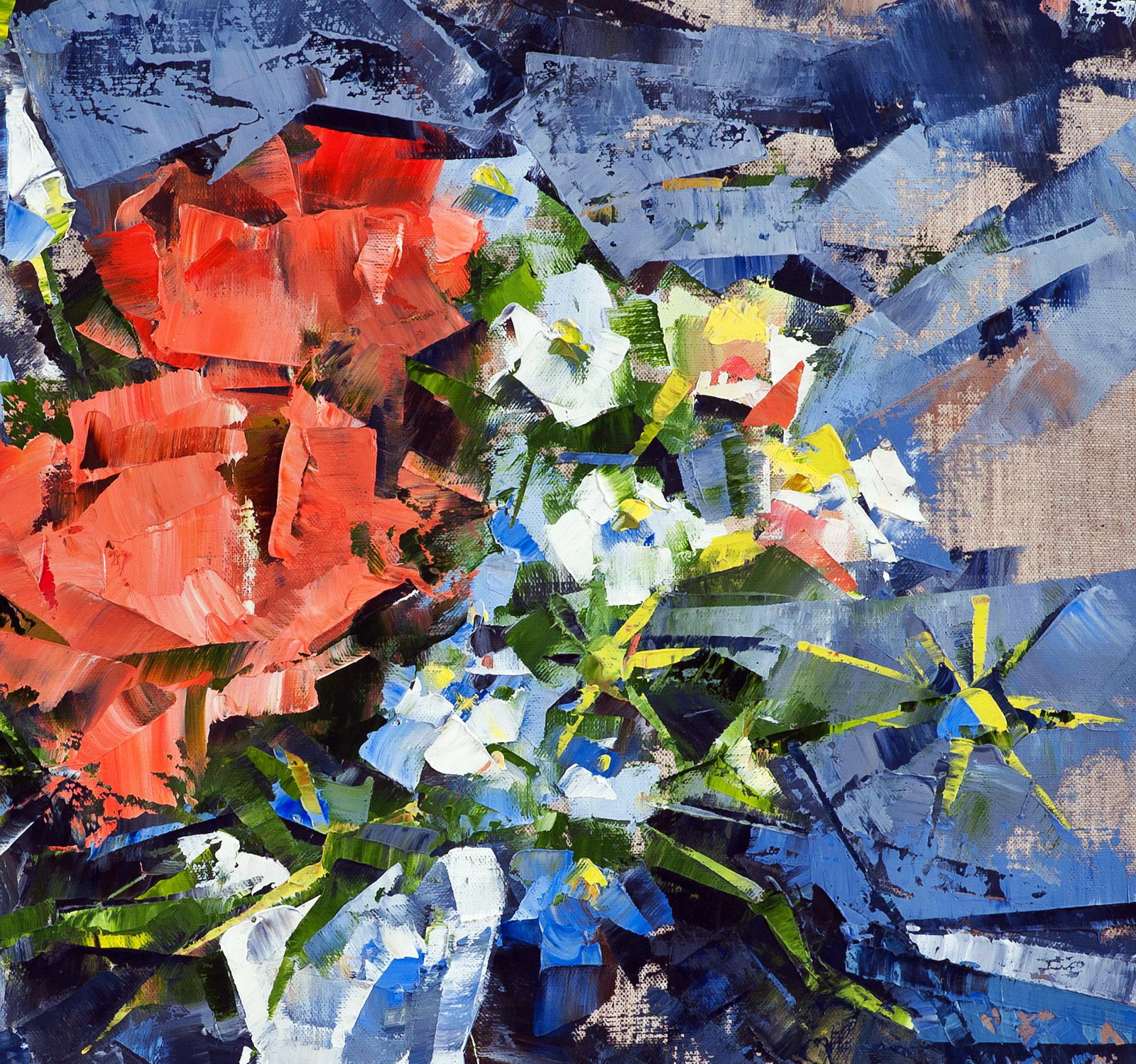 Oil painting Kaleidoscope of bloom Volodymyr Gluhomanyuk - 6