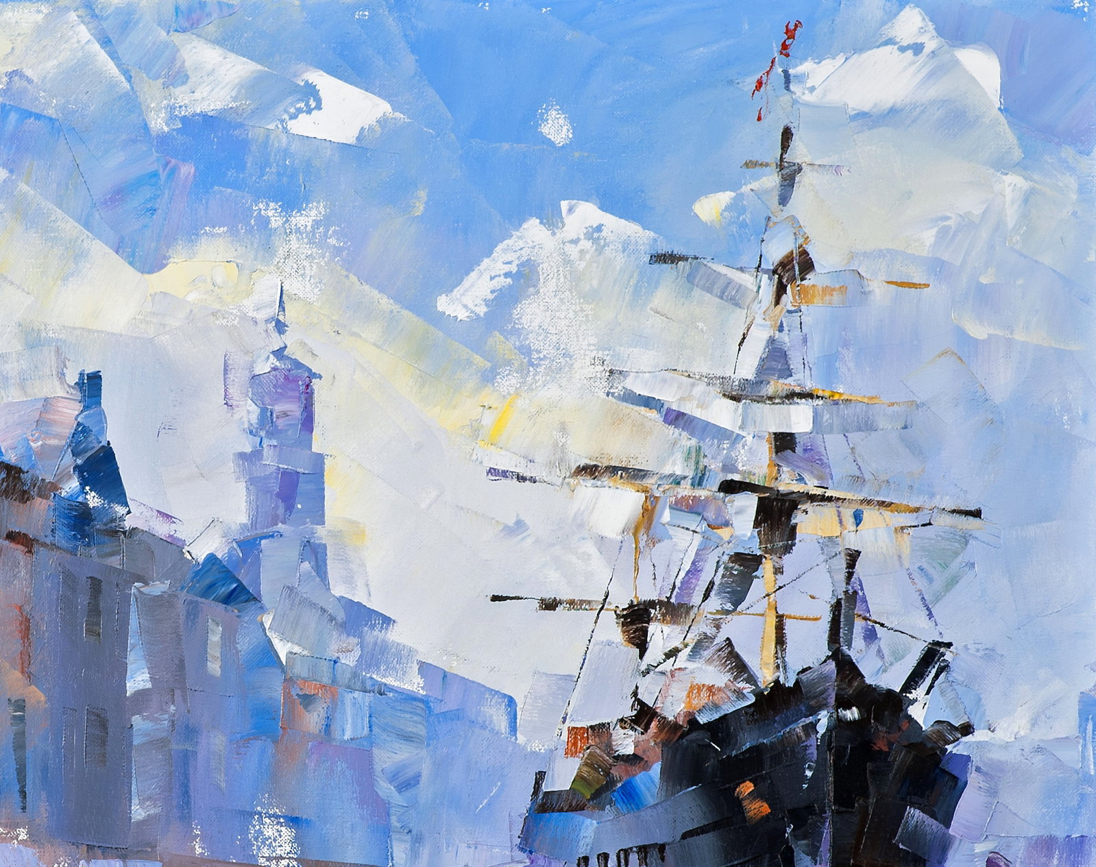 Oil painting Channel of calm Volodymyr Gluhomanyuk - 6