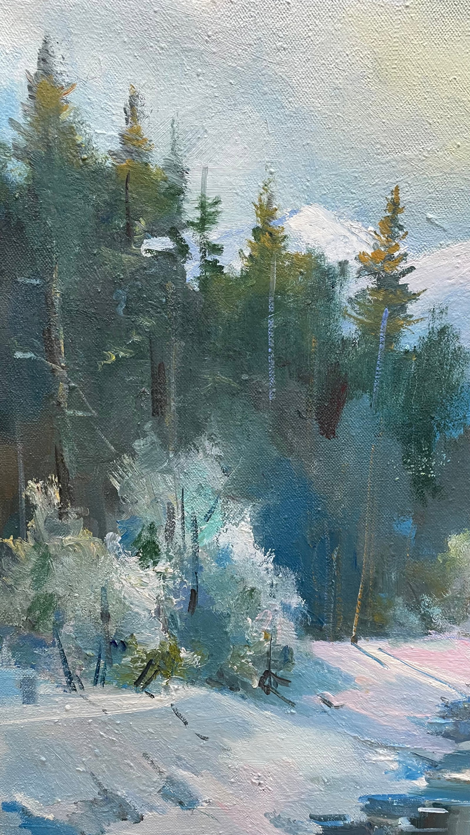 Oil painting Magic winter Ivan Romanyuk - 2