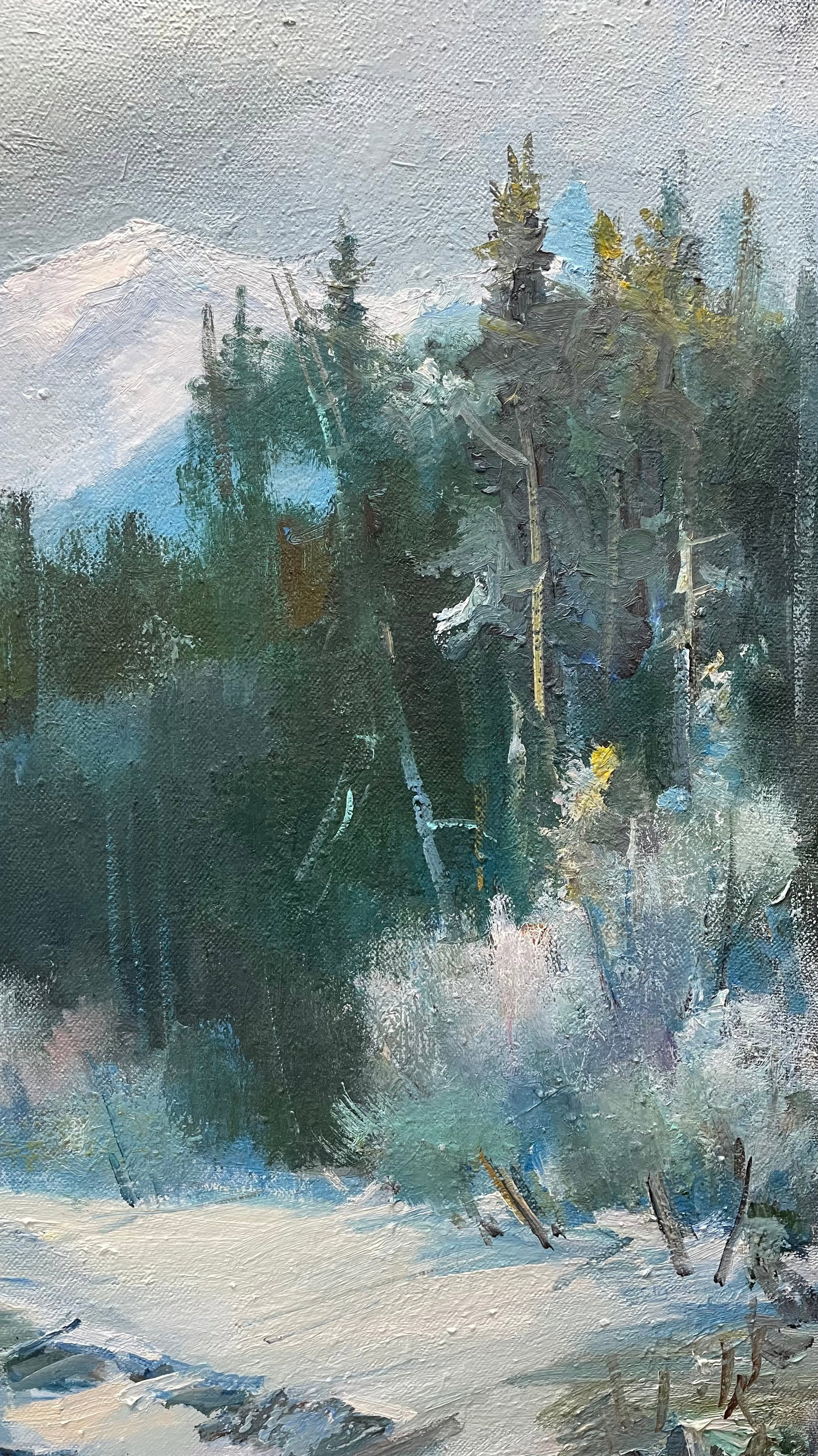 Oil painting Magic winter Ivan Romanyuk - 4