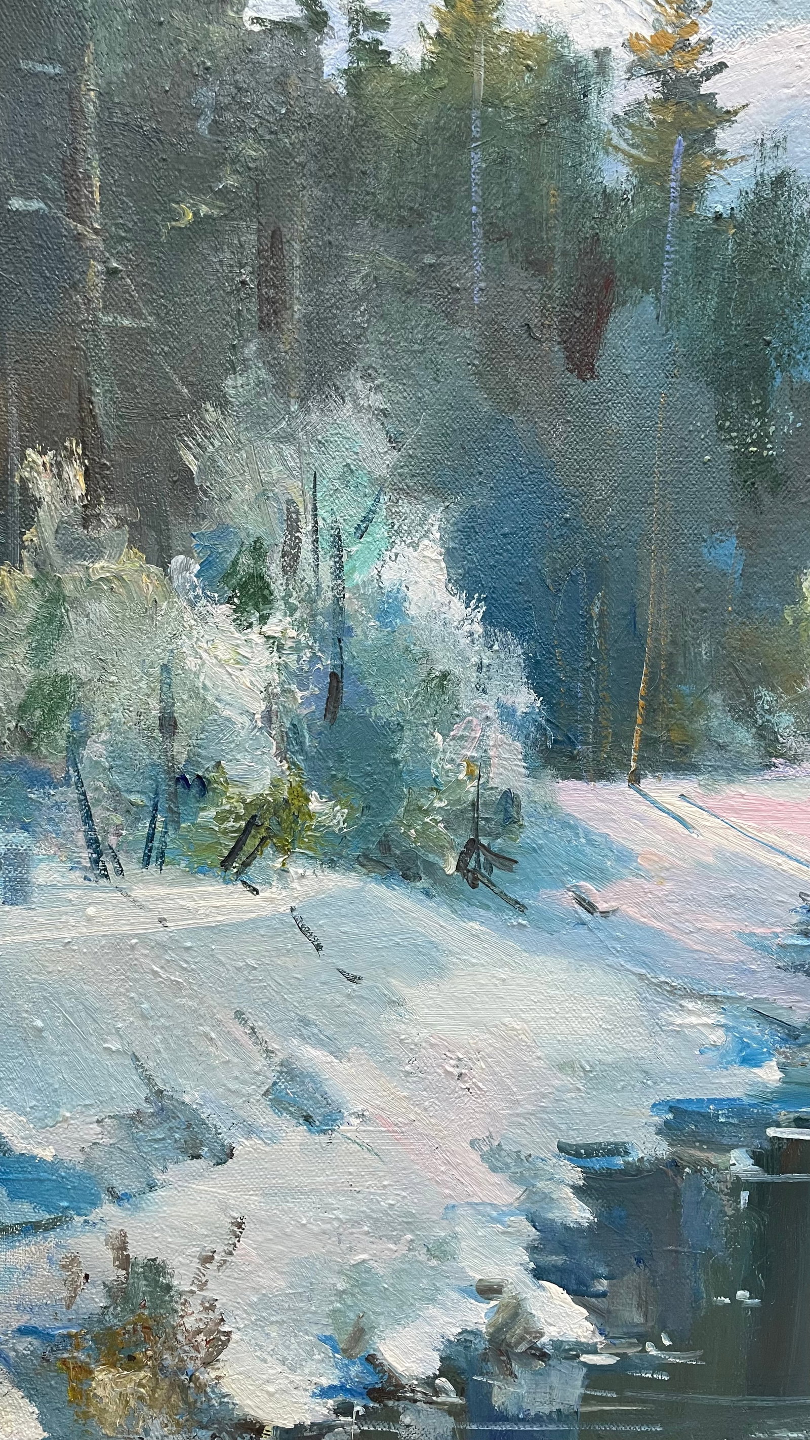 Oil painting Magic winter Ivan Romanyuk - 5