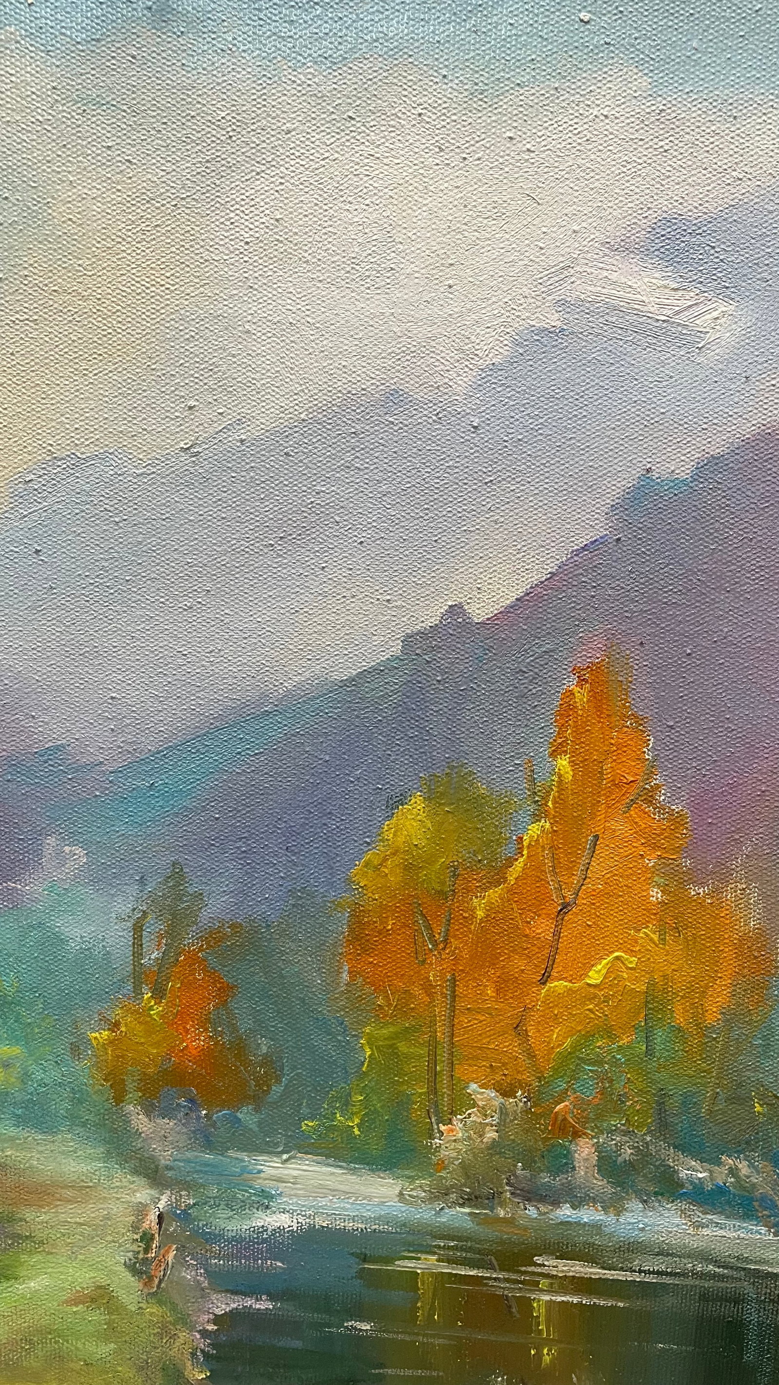 Oil painting Mountain road Ivan Romanyuk - 3