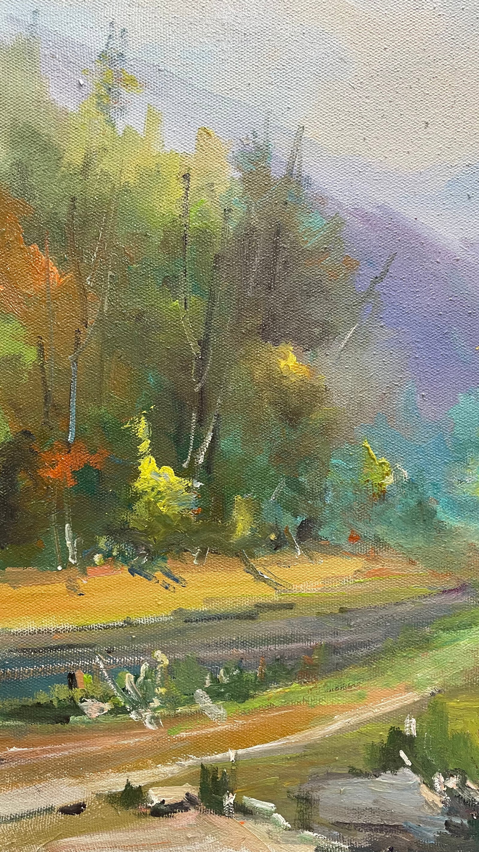 Oil painting Mountain road Ivan Romanyuk - 5