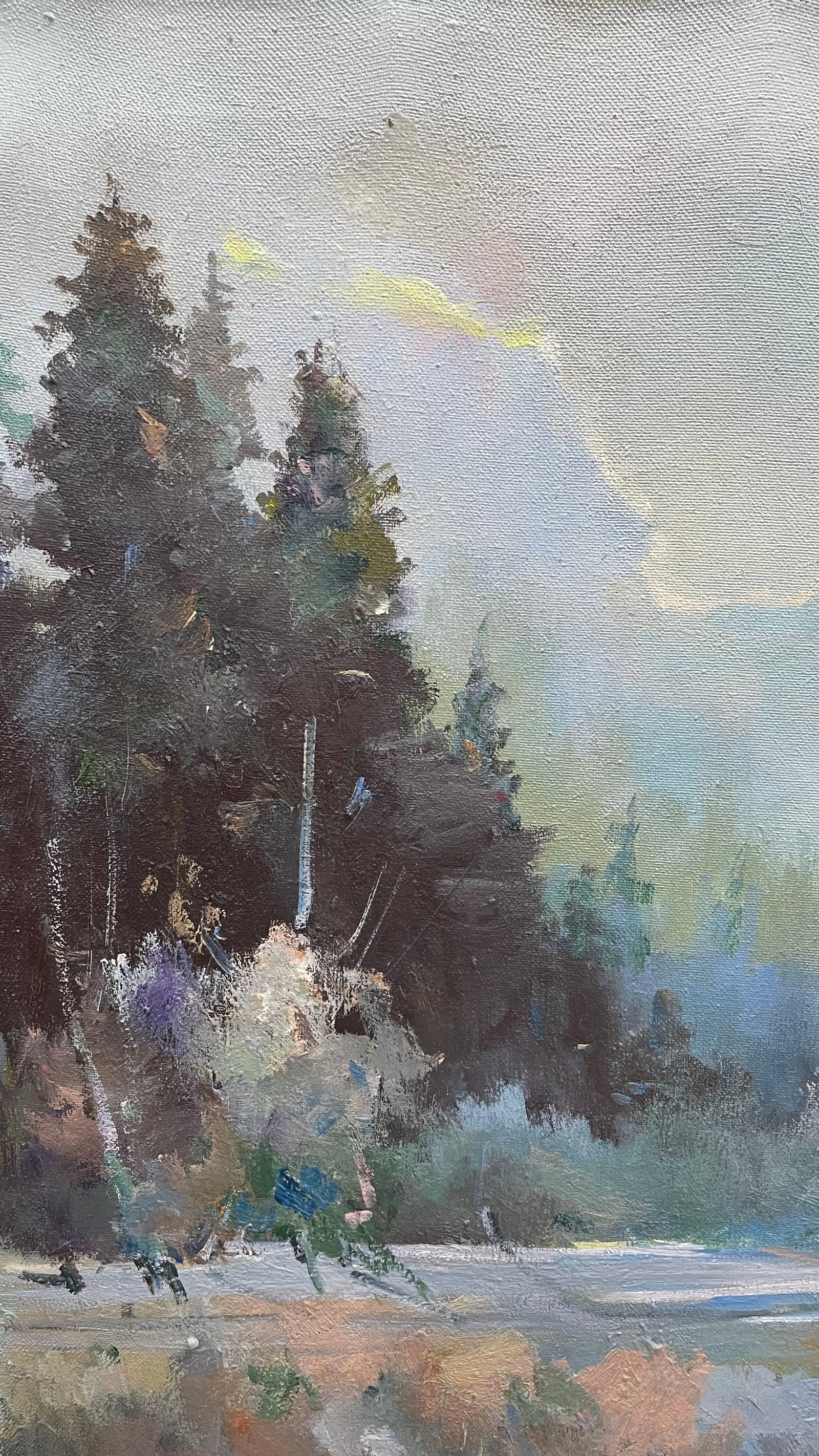 Oil painting River Ivan Romanyuk - 2