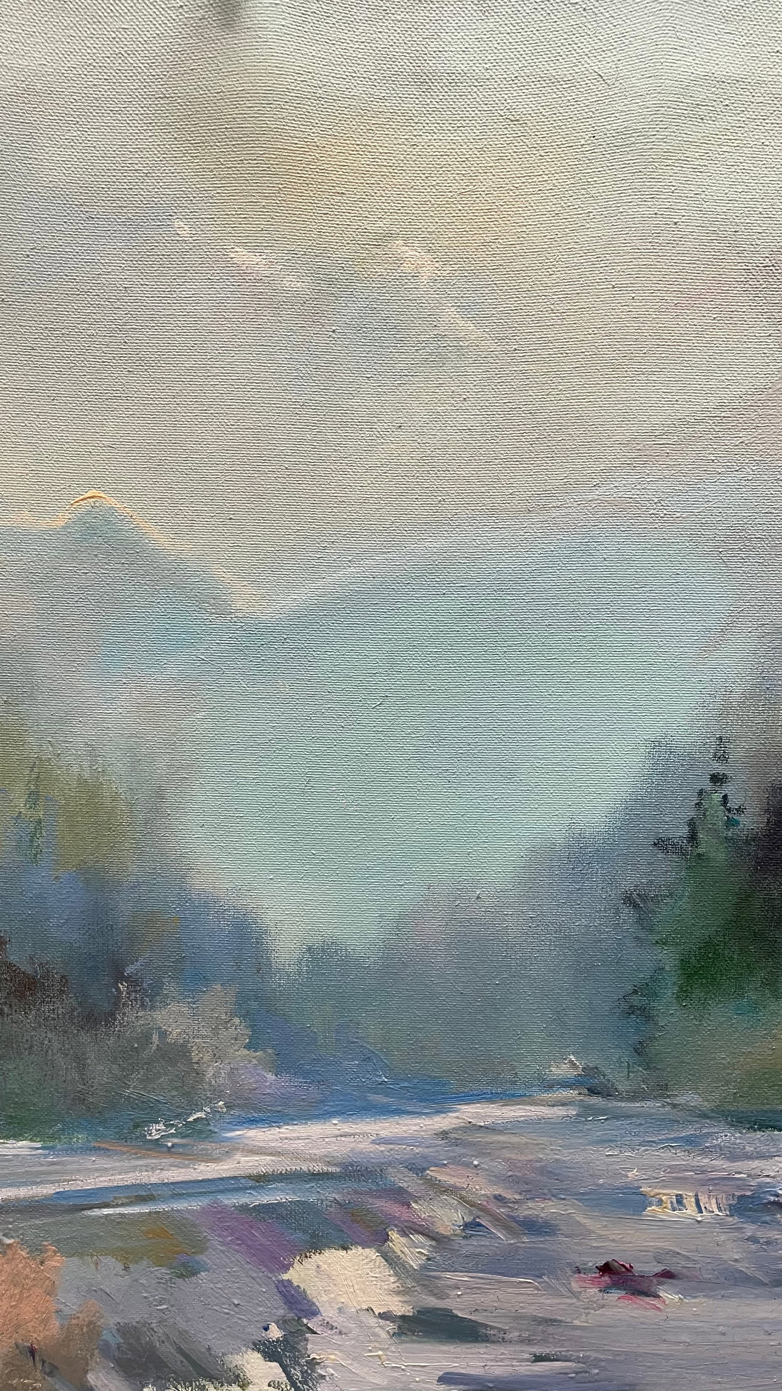 Oil painting River Ivan Romanyuk - 3