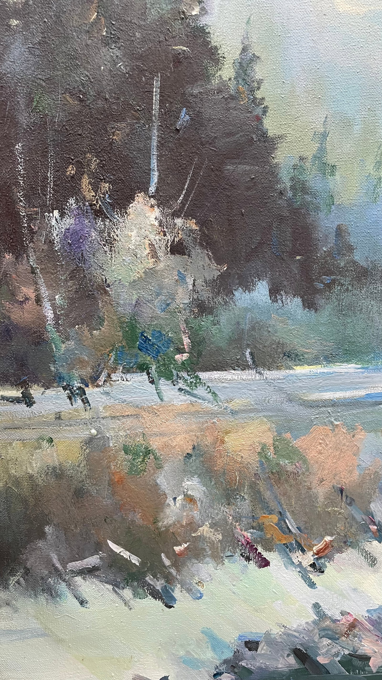 Oil painting River Ivan Romanyuk - 5