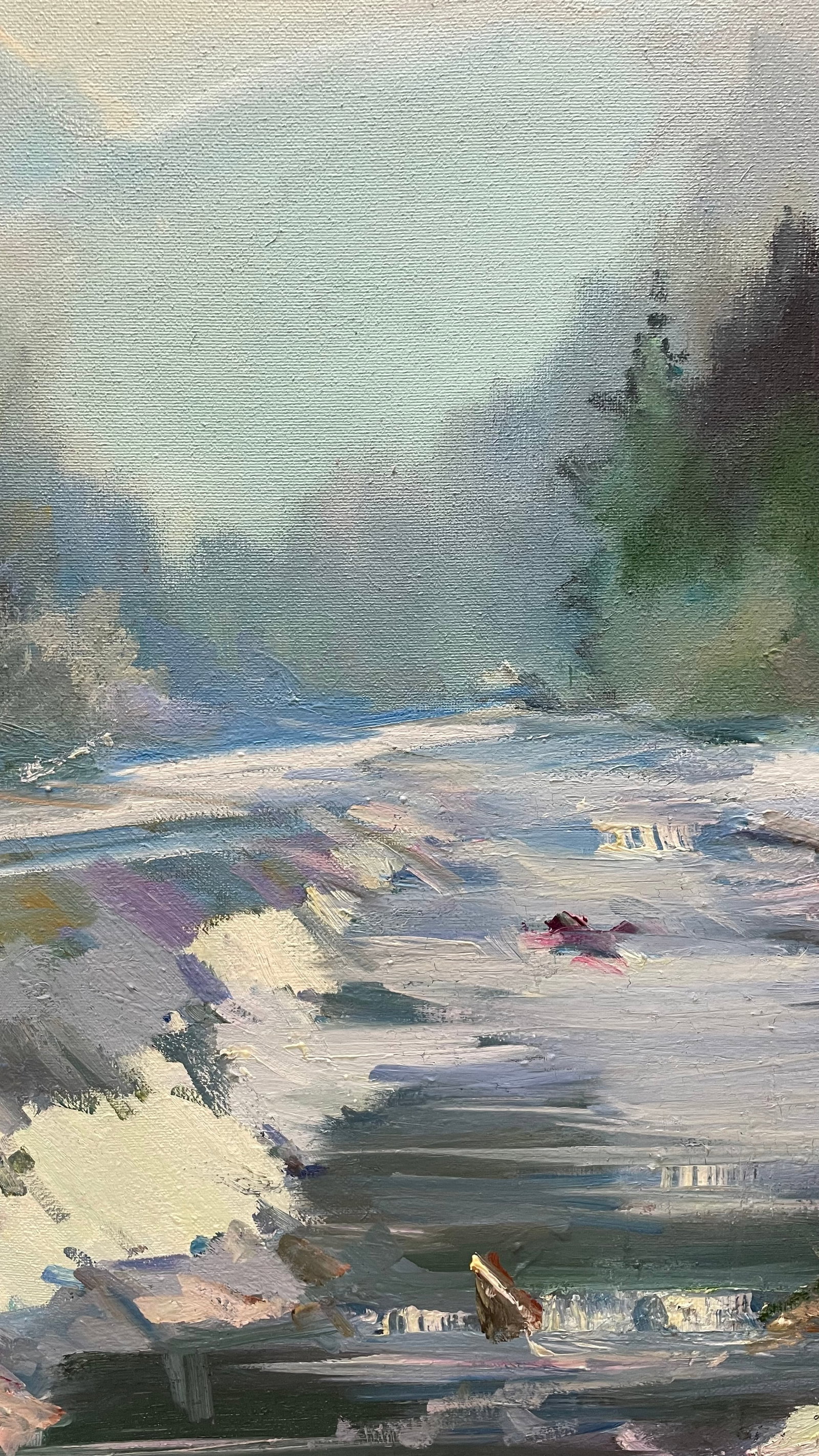 Oil painting River Ivan Romanyuk - 6