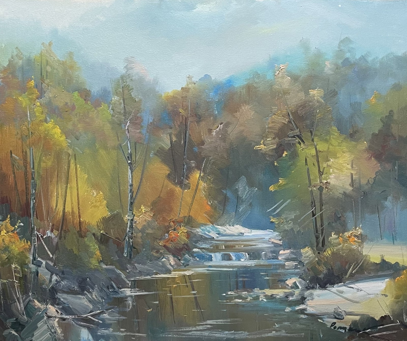 Oil painting Orange trees Ivan Romanyuk: 80ROM Painter: Ivan Romanyuk S?ze: 80x65 cm/31,4x25,5 inches Components: oil, canvas Original painting CONDITION: exellent ARTIST: A native of Ivano-Frankivsk region, he lives and works in
