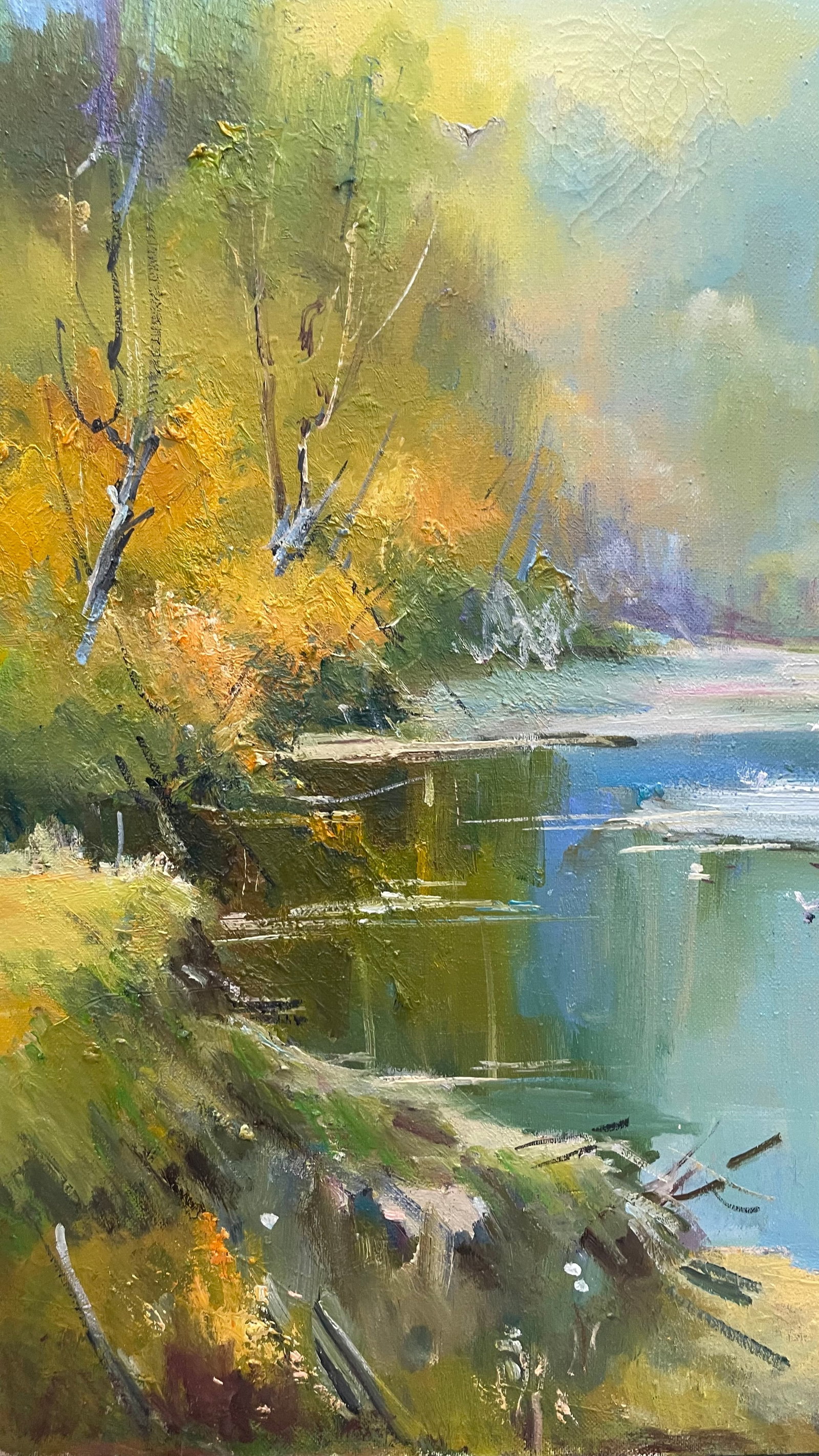Oil painting Last warm Ivan Romanyuk - 5