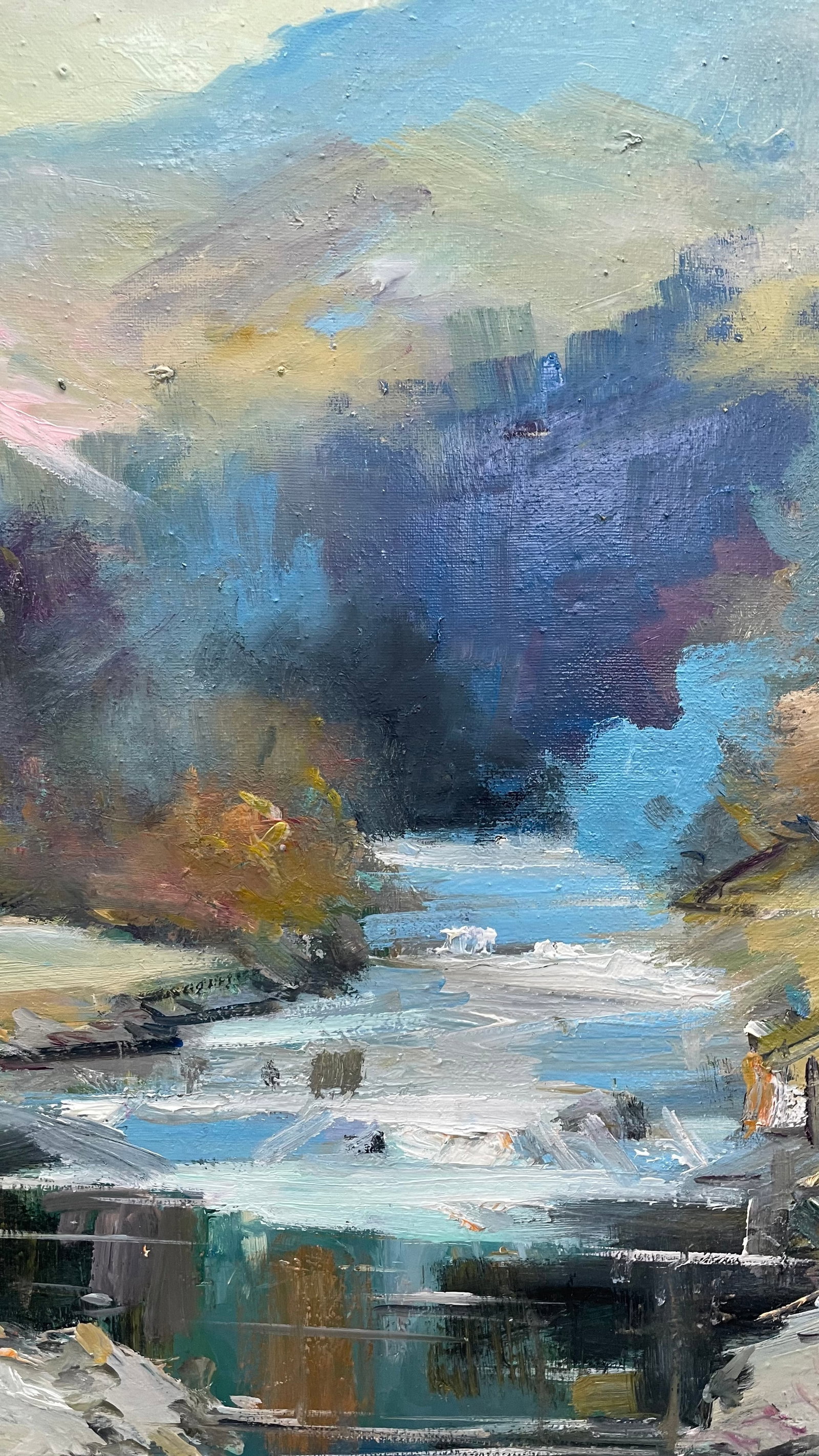 Oil painting Purple sky Ivan Romanyuk - 6