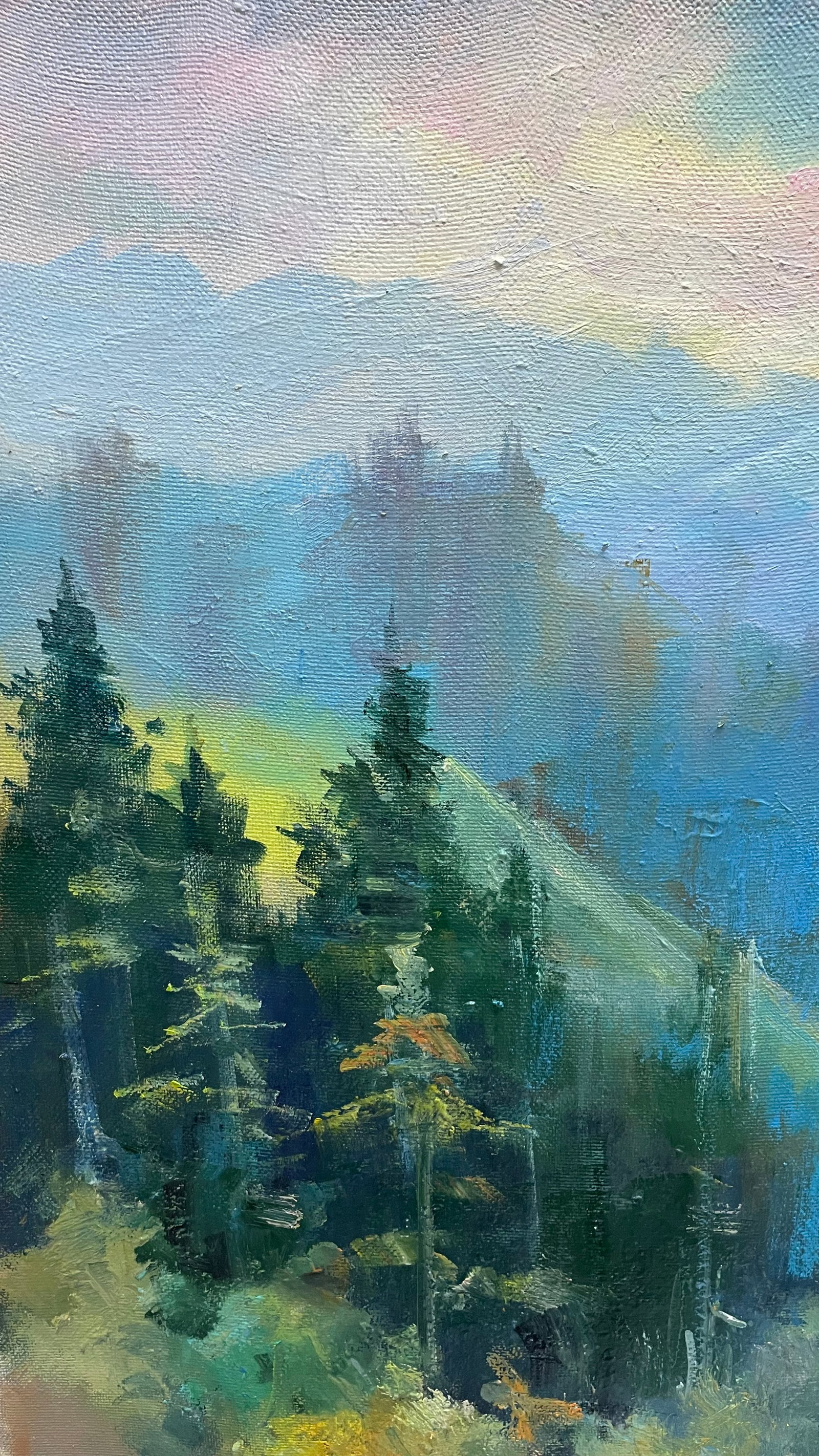 Oil painting Forest Ivan Romanyuk - 2