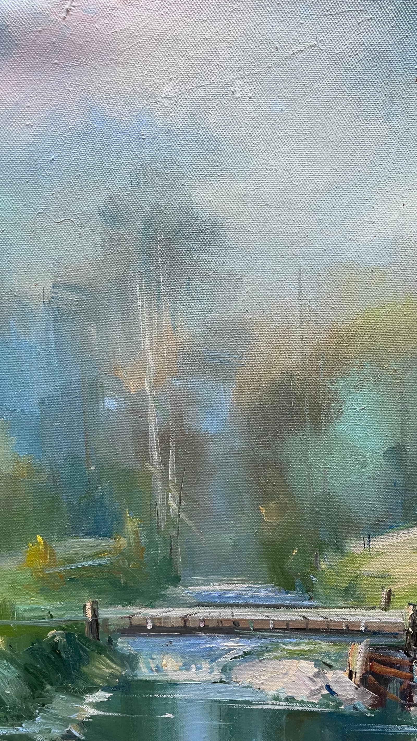 Oil painting Bridge Ivan Romanyuk - 3