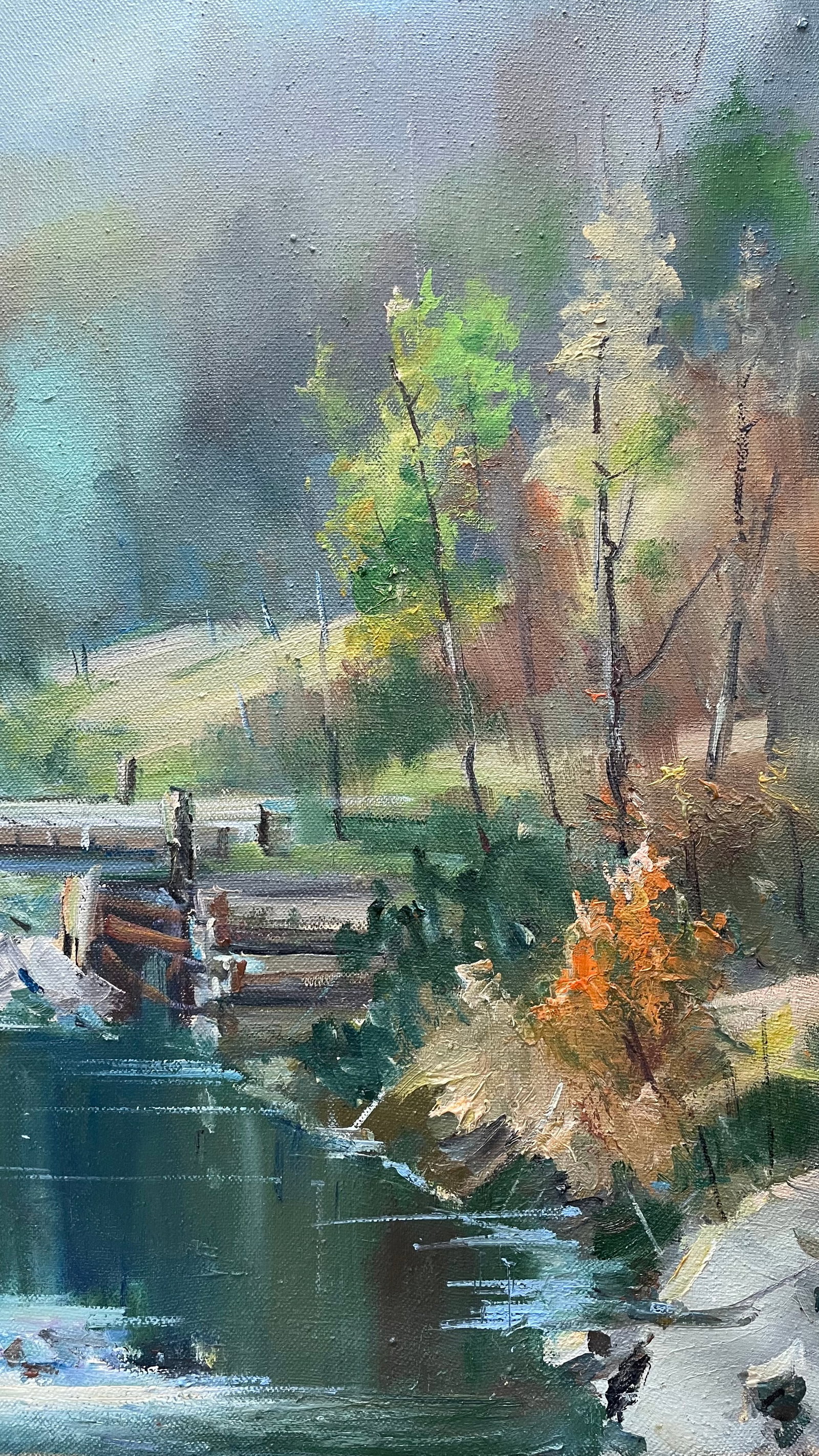 Oil painting Bridge Ivan Romanyuk - 7
