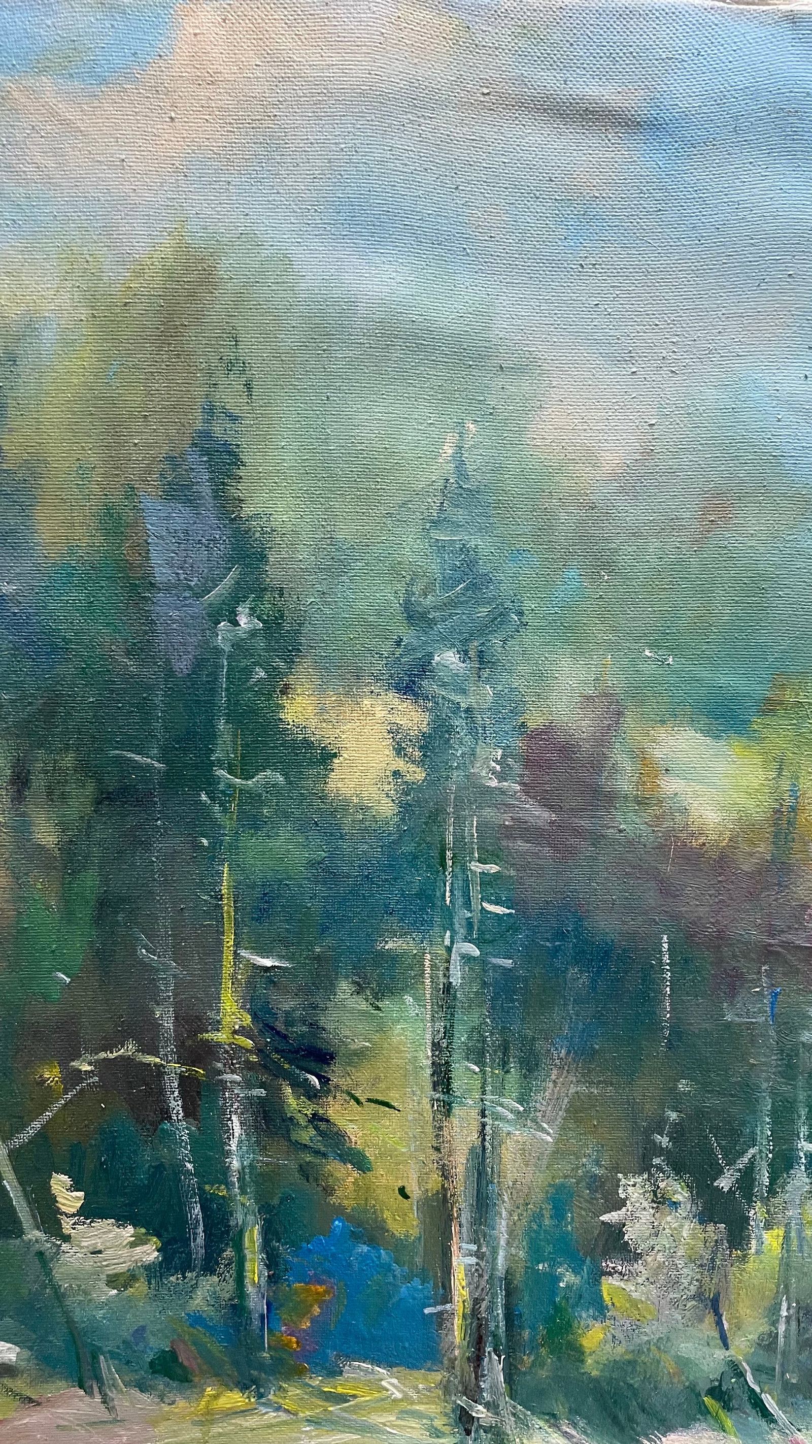 Oil painting Downsteam Ivan Romanyuk - 2
