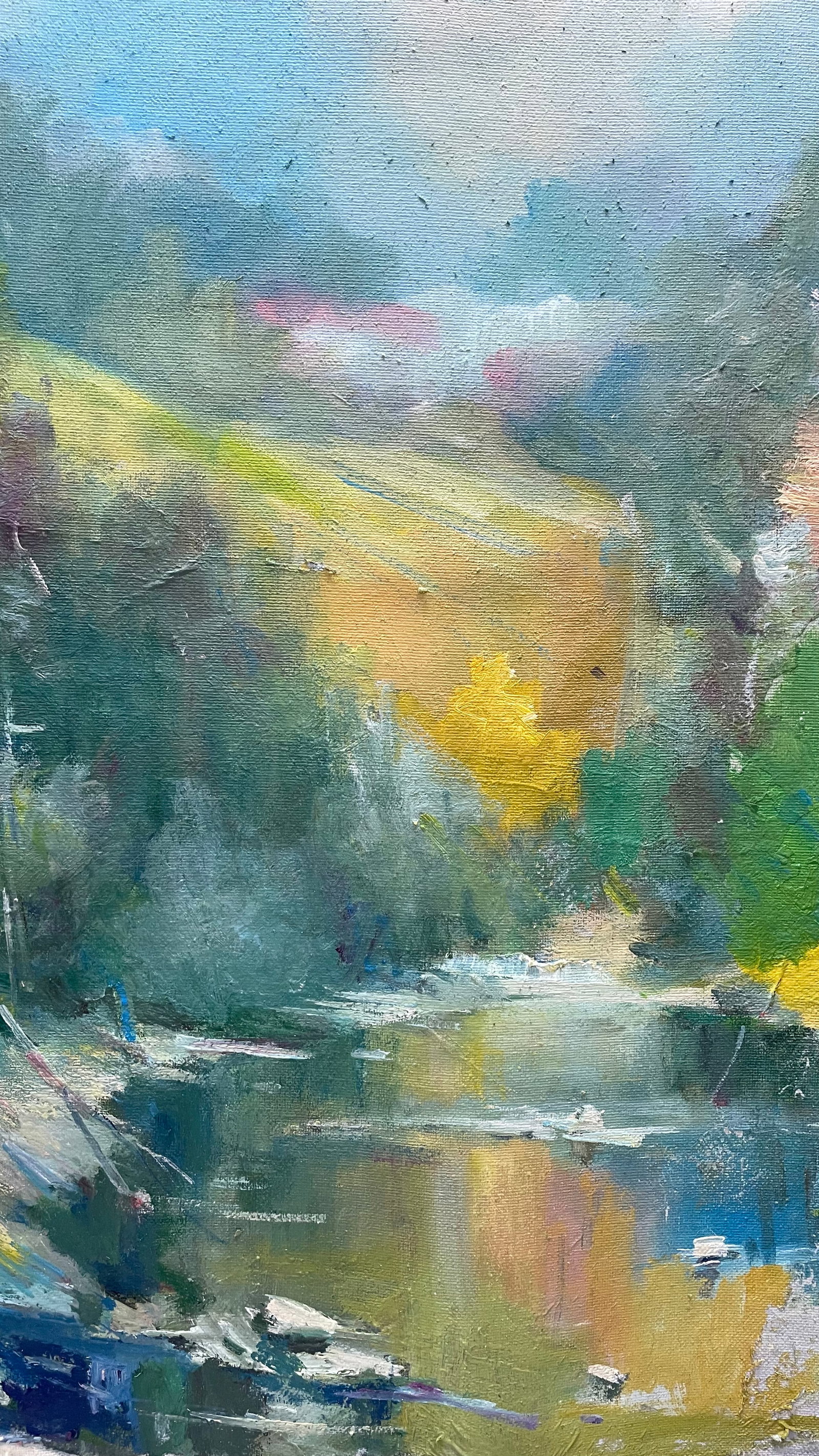 Oil painting Downsteam Ivan Romanyuk - 6