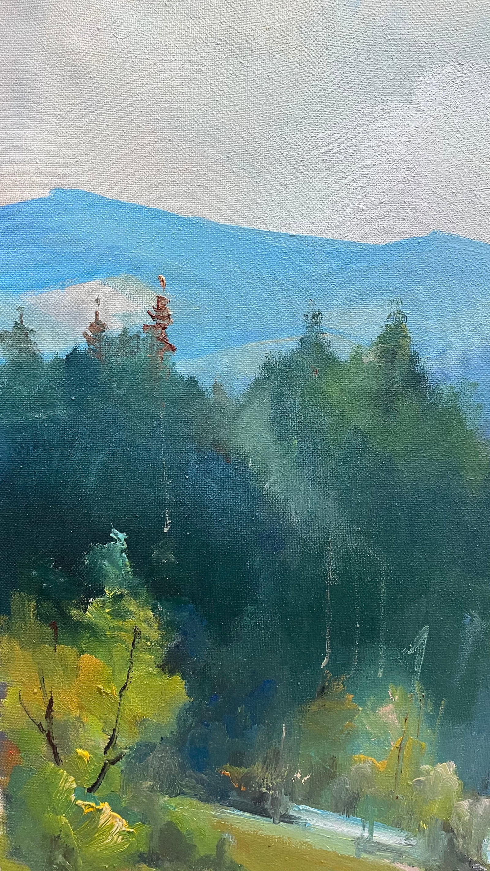 Oil painting River Ivan Romanyuk - 5