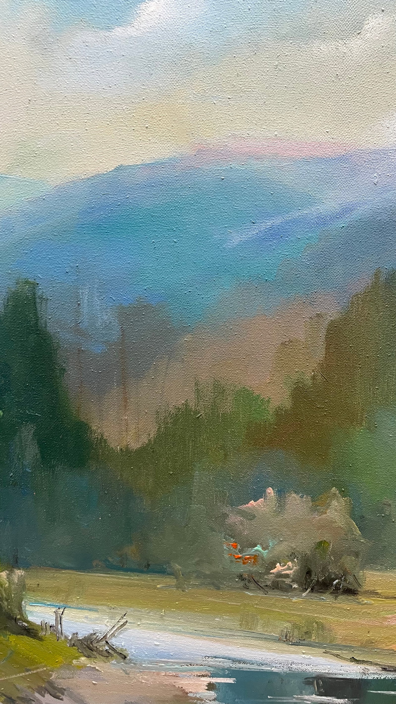 Oil painting River Ivan Romanyuk - 6