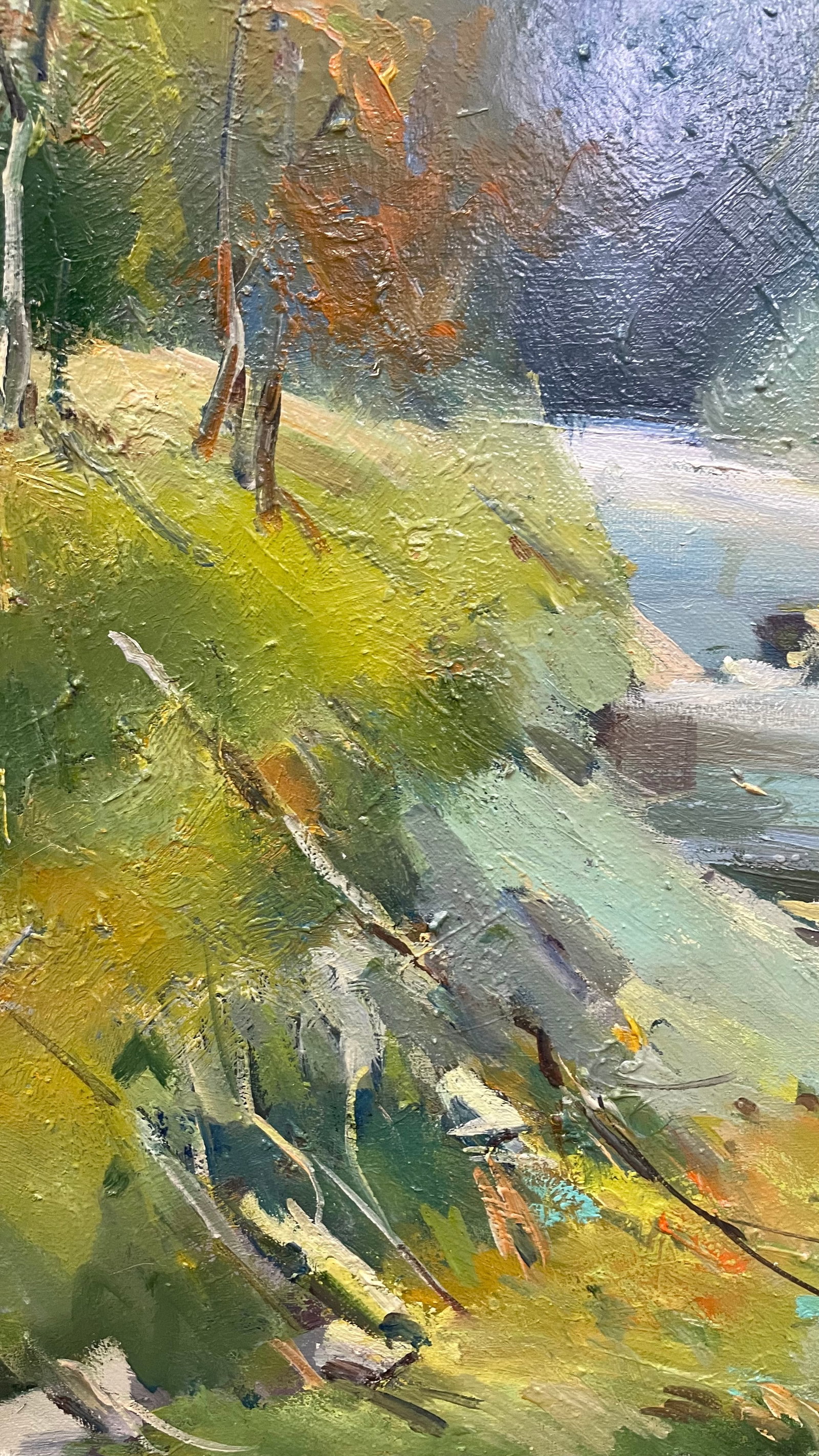 Oil painting River Ivan Romanyuk - 2
