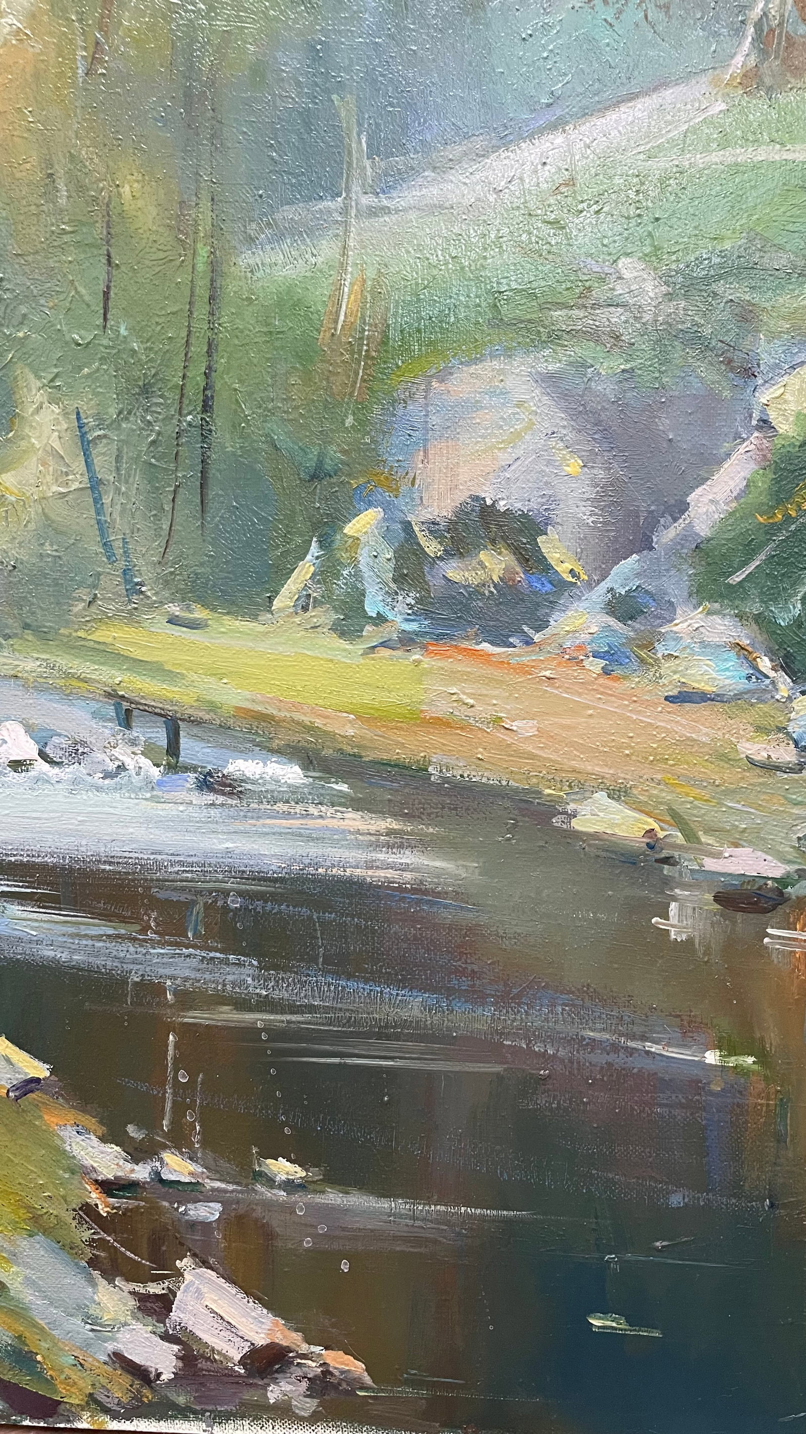 Oil painting River Ivan Romanyuk - 3