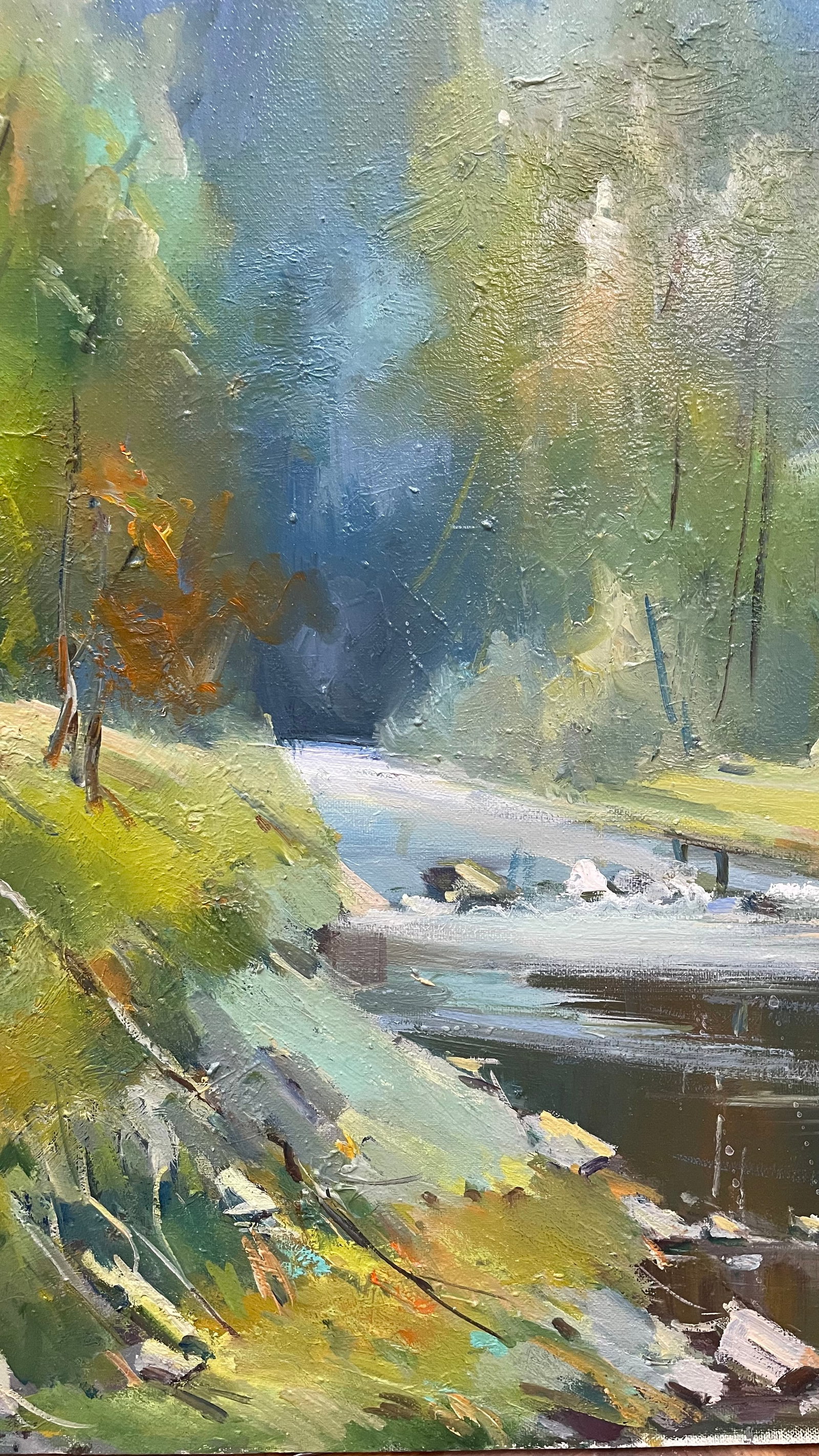 Oil painting River Ivan Romanyuk - 8