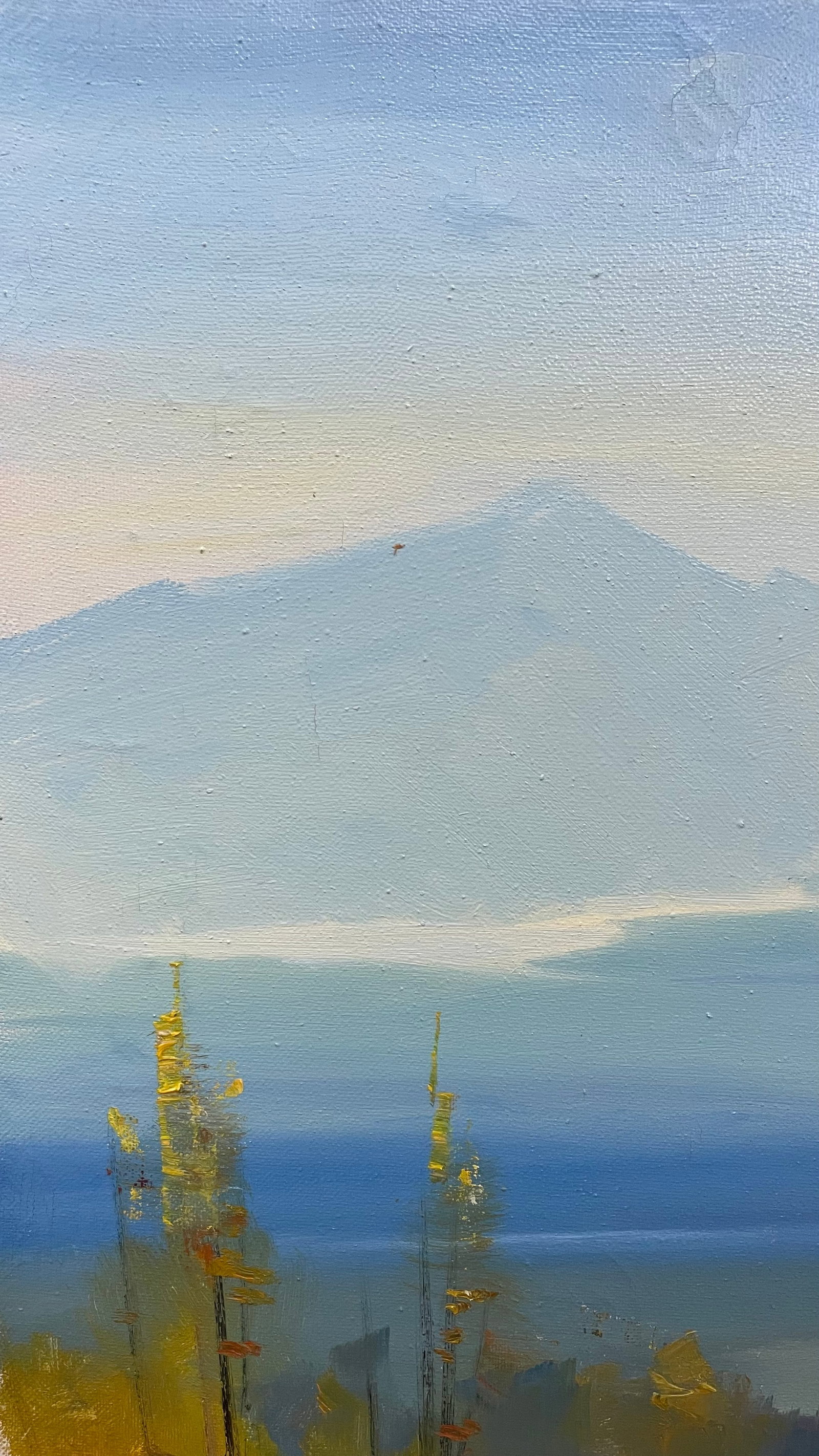 Oil painting The mountains are far away Ivan Romanyuk - 2