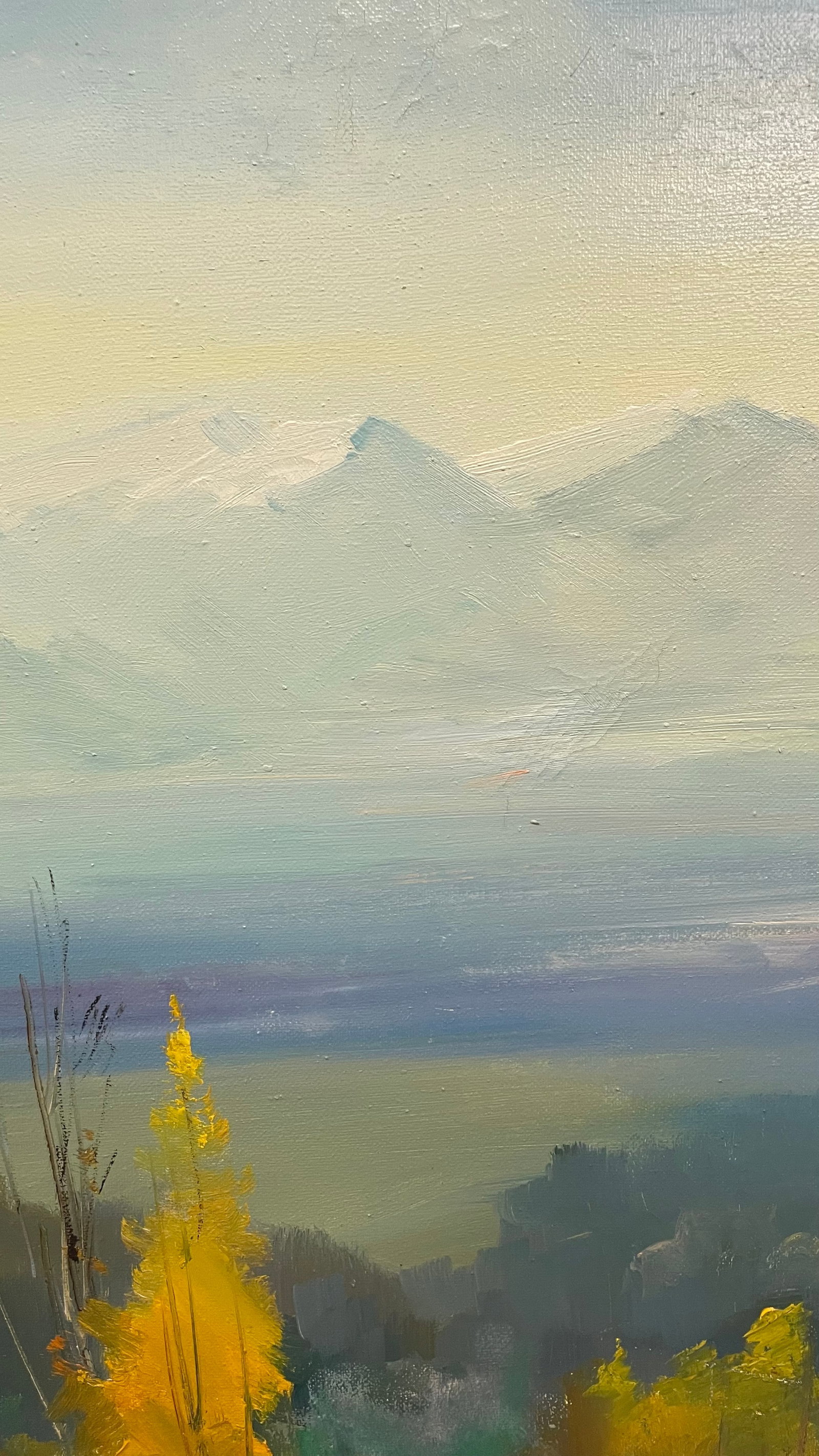Oil painting The mountains are far away Ivan Romanyuk - 3