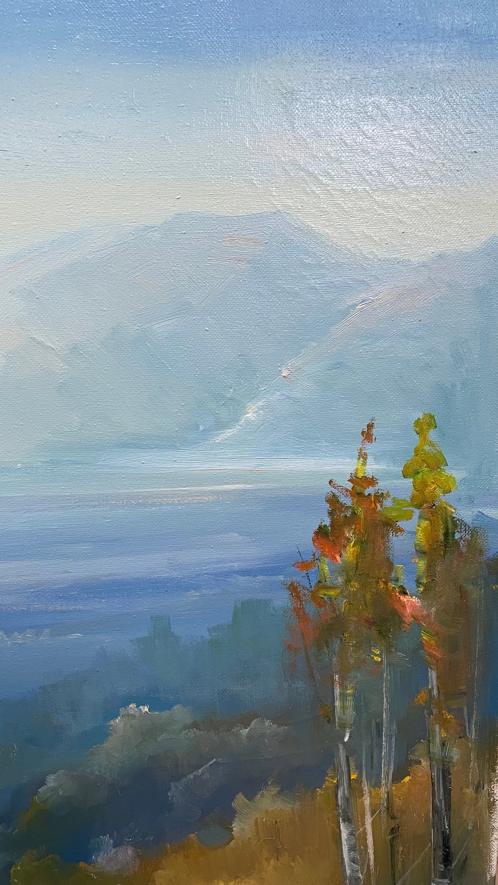 Oil painting The mountains are far away Ivan Romanyuk - 4