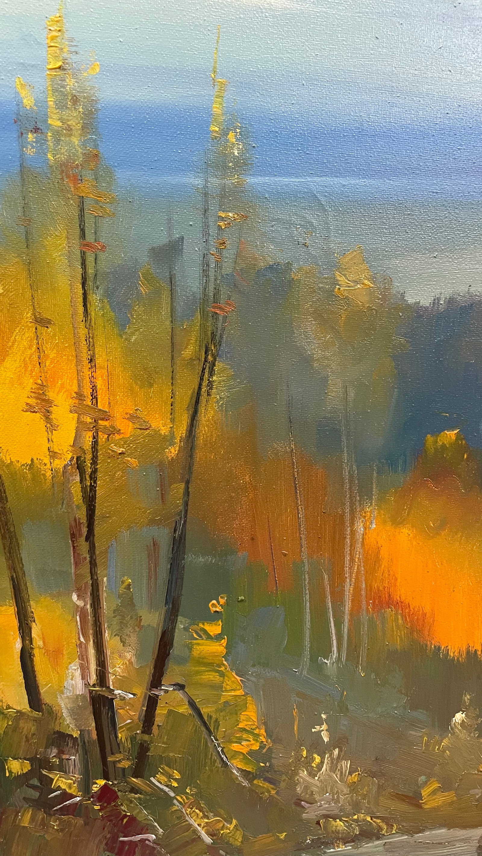 Oil painting The mountains are far away Ivan Romanyuk - 5