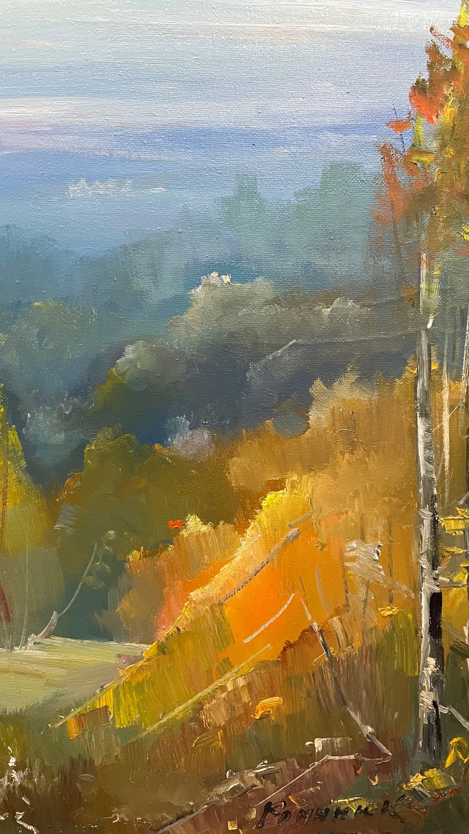 Oil painting The mountains are far away Ivan Romanyuk - 7