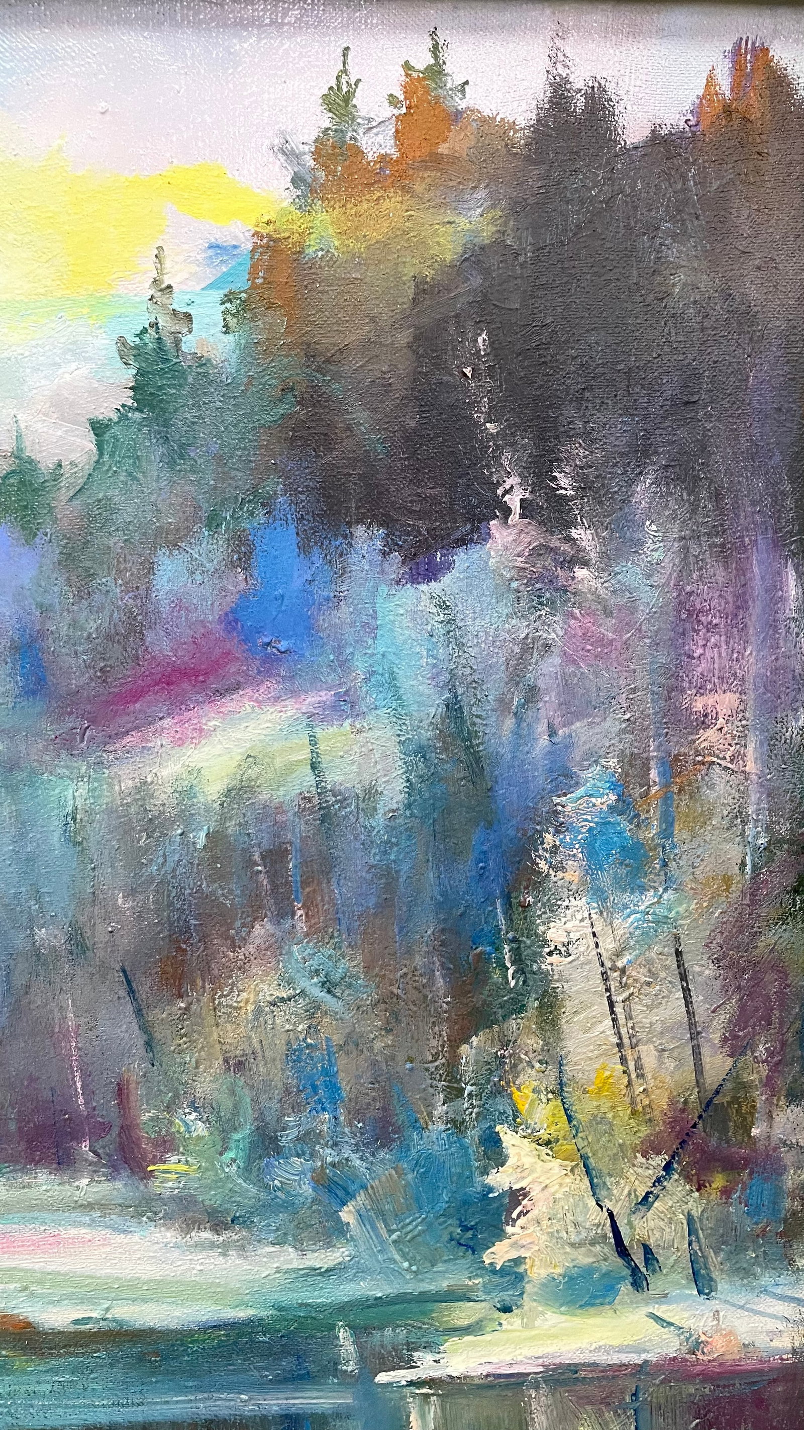 Oil painting Winter Ivan Romanyuk - 5