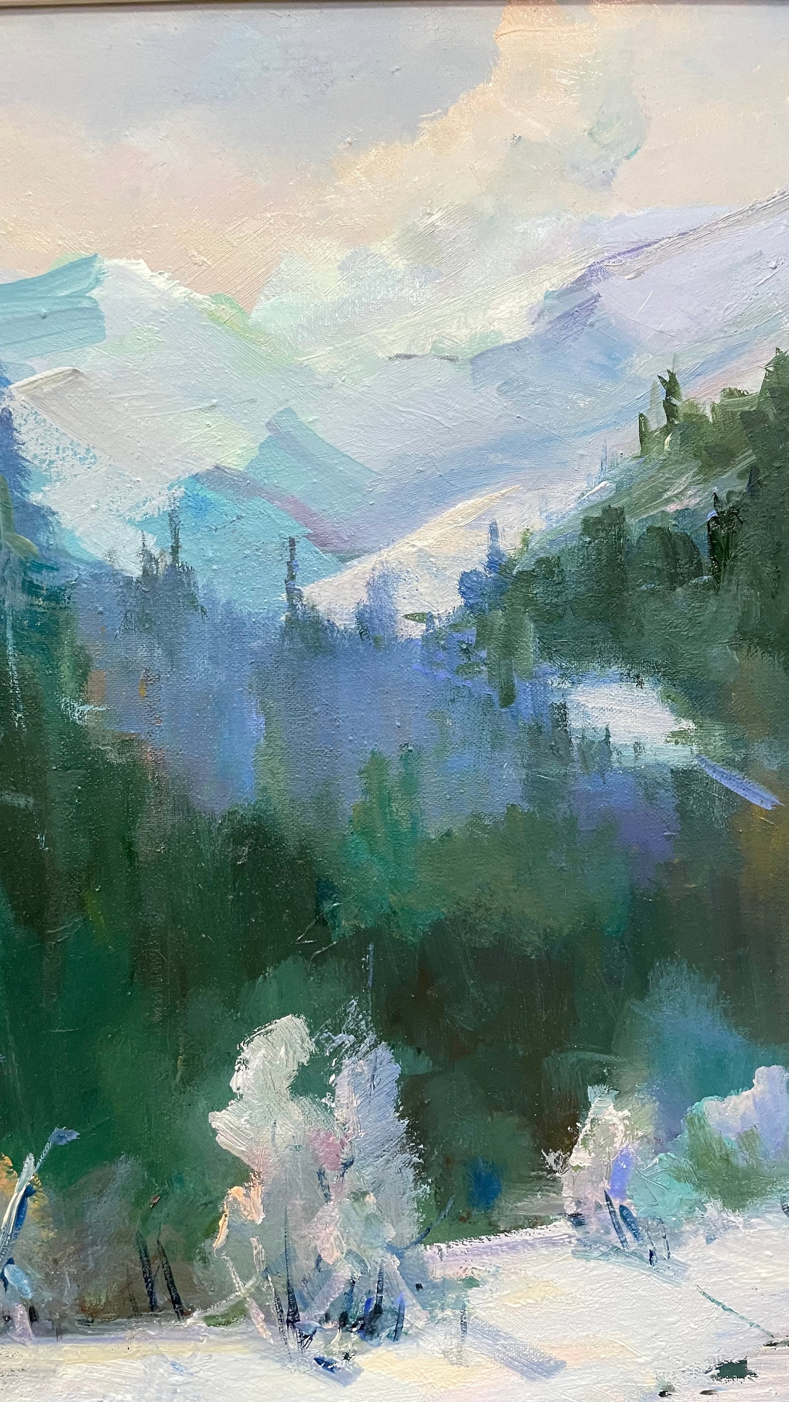 Oil painting Deep winter Ivan Romanyuk - 4